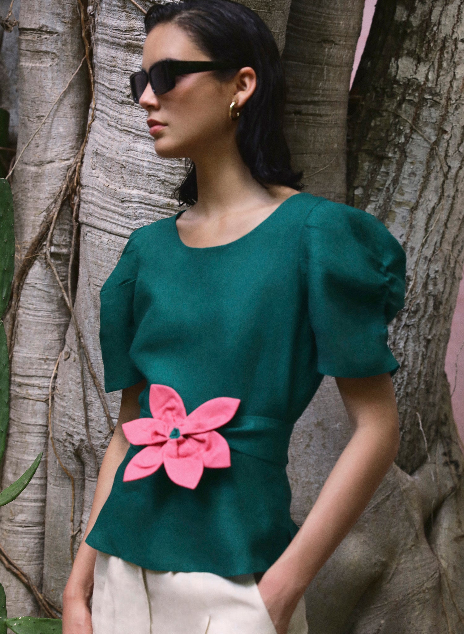 Blusa manga corta Boswellia