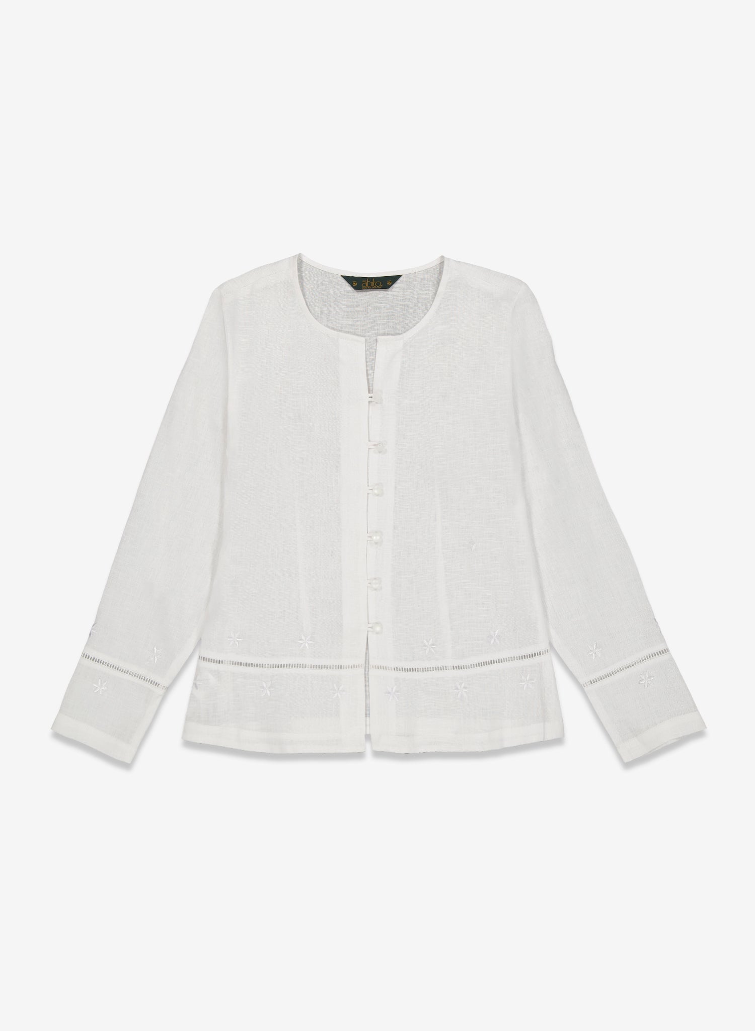 Blusa manga larga 100% Lino Aurora