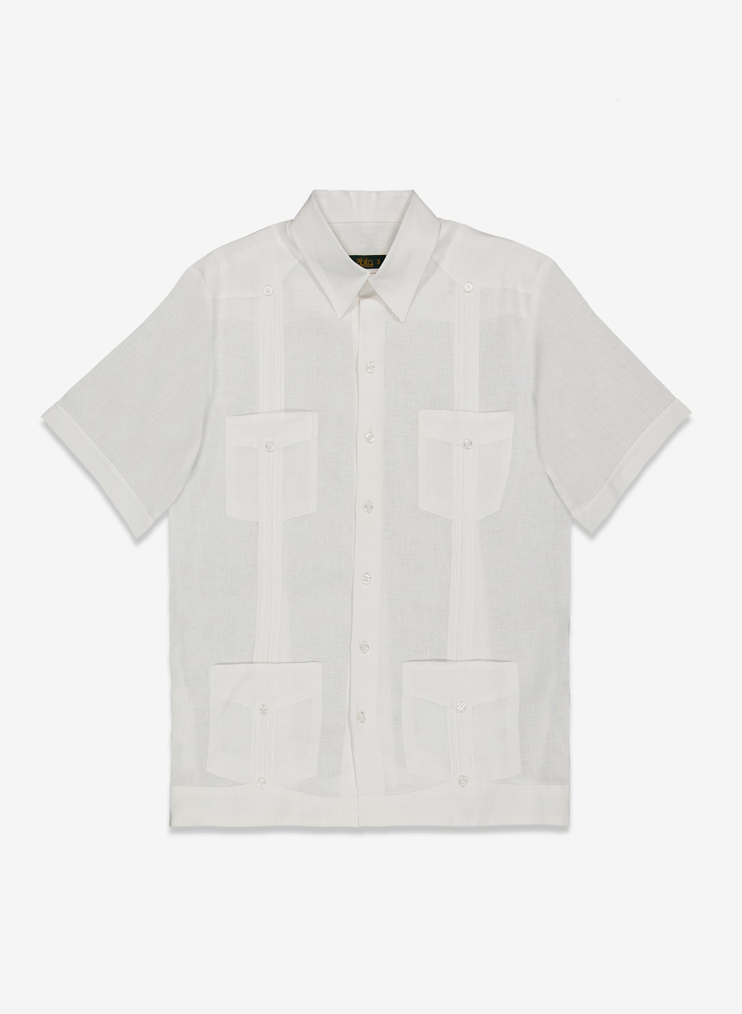 Guayabera manga corta 100% Lino Tradicional
