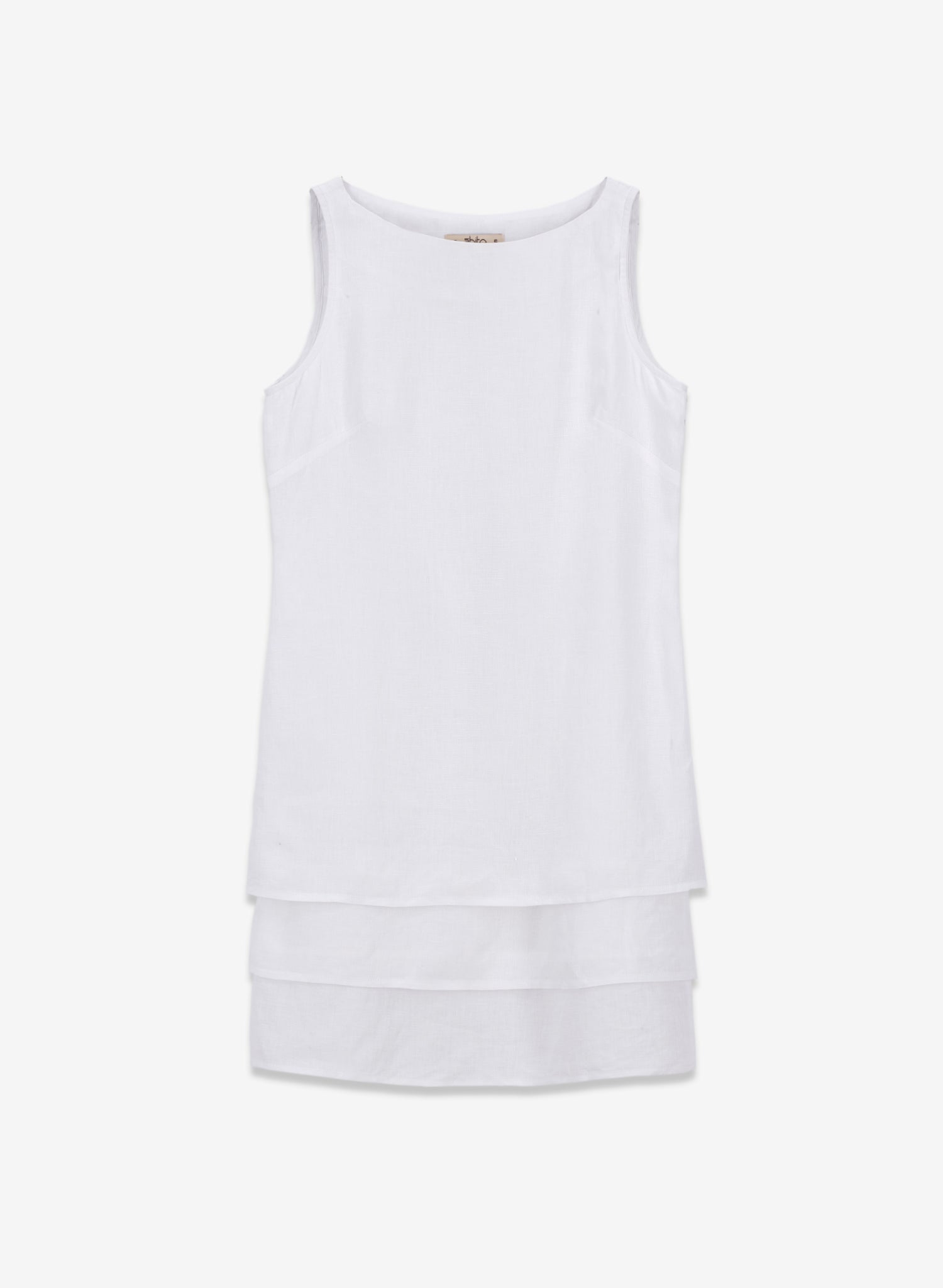 Vestido corto 100% Lino Kent
