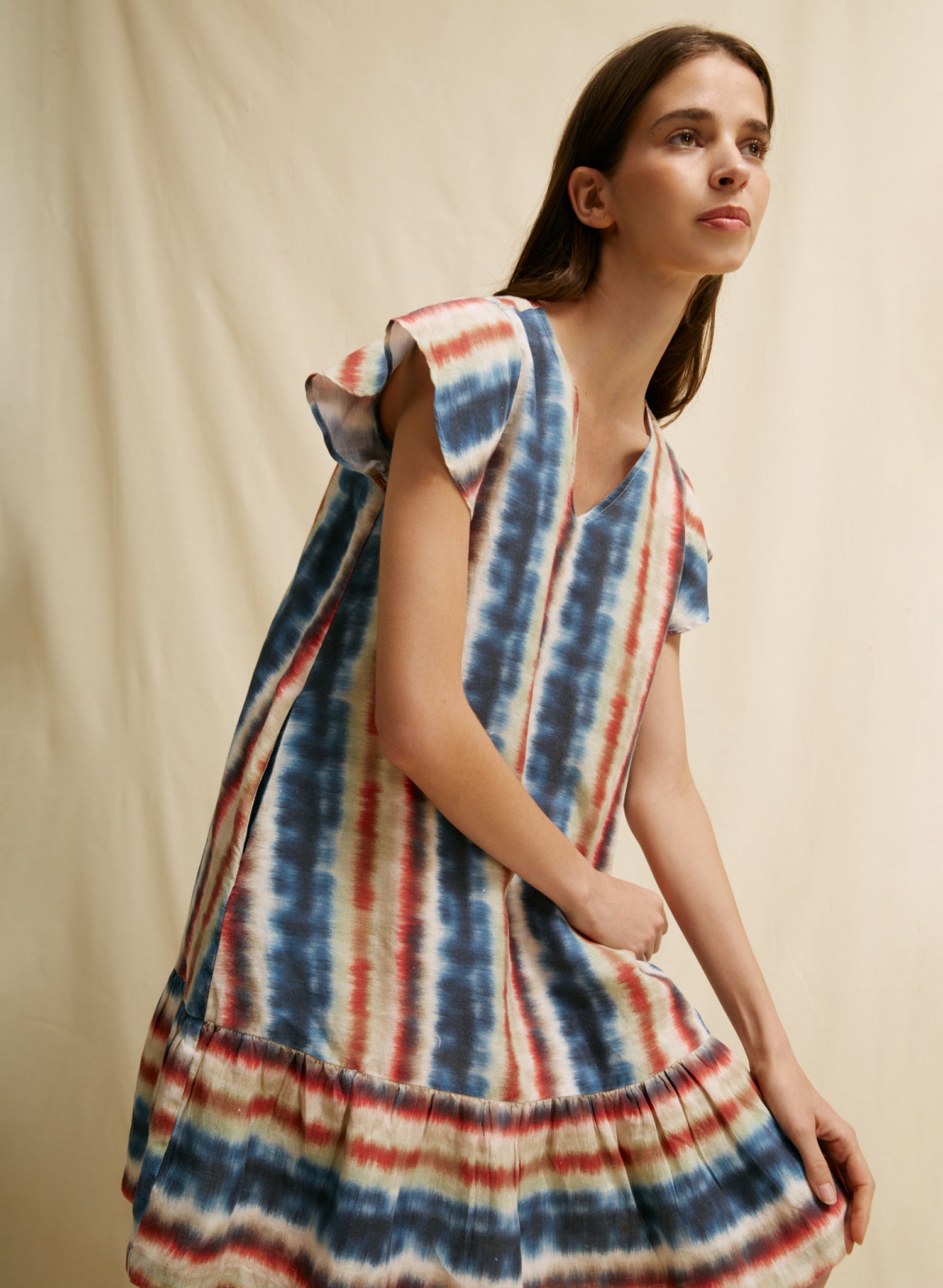 Vestido midi Anafi Print