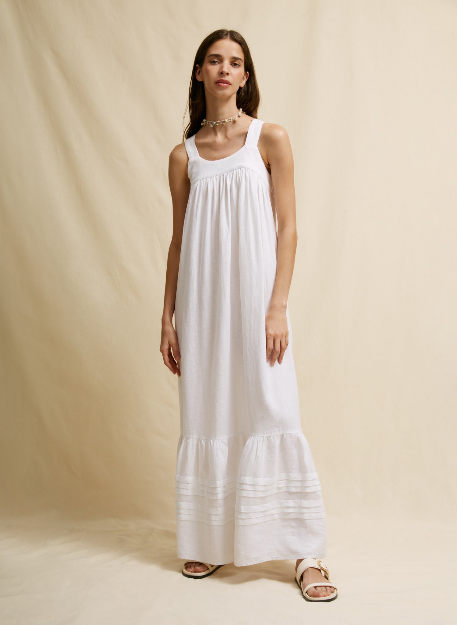 Maxi vestido Cagliari Blanco