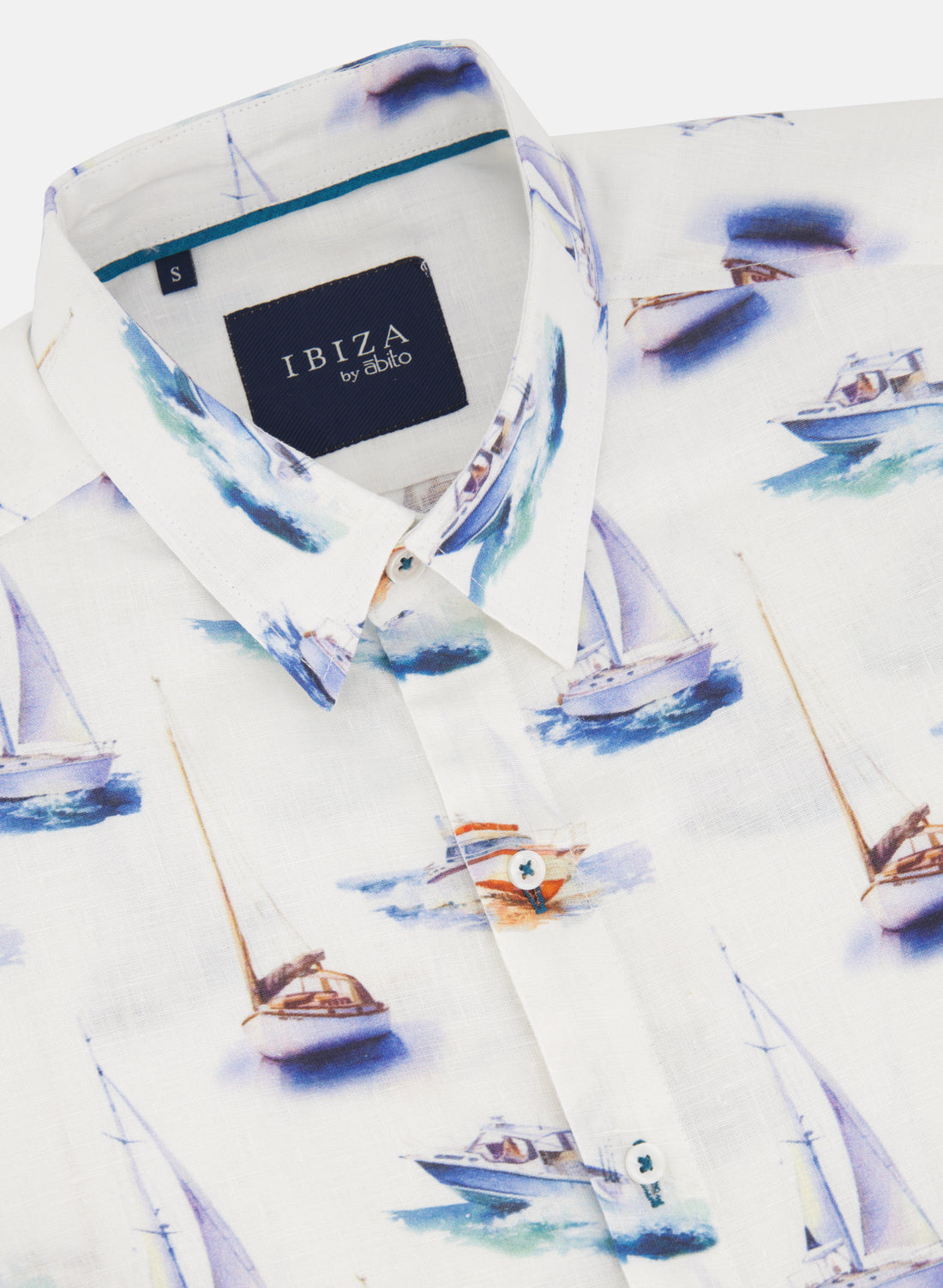 Camisa manga corta 100% Lino Paraga Torneo