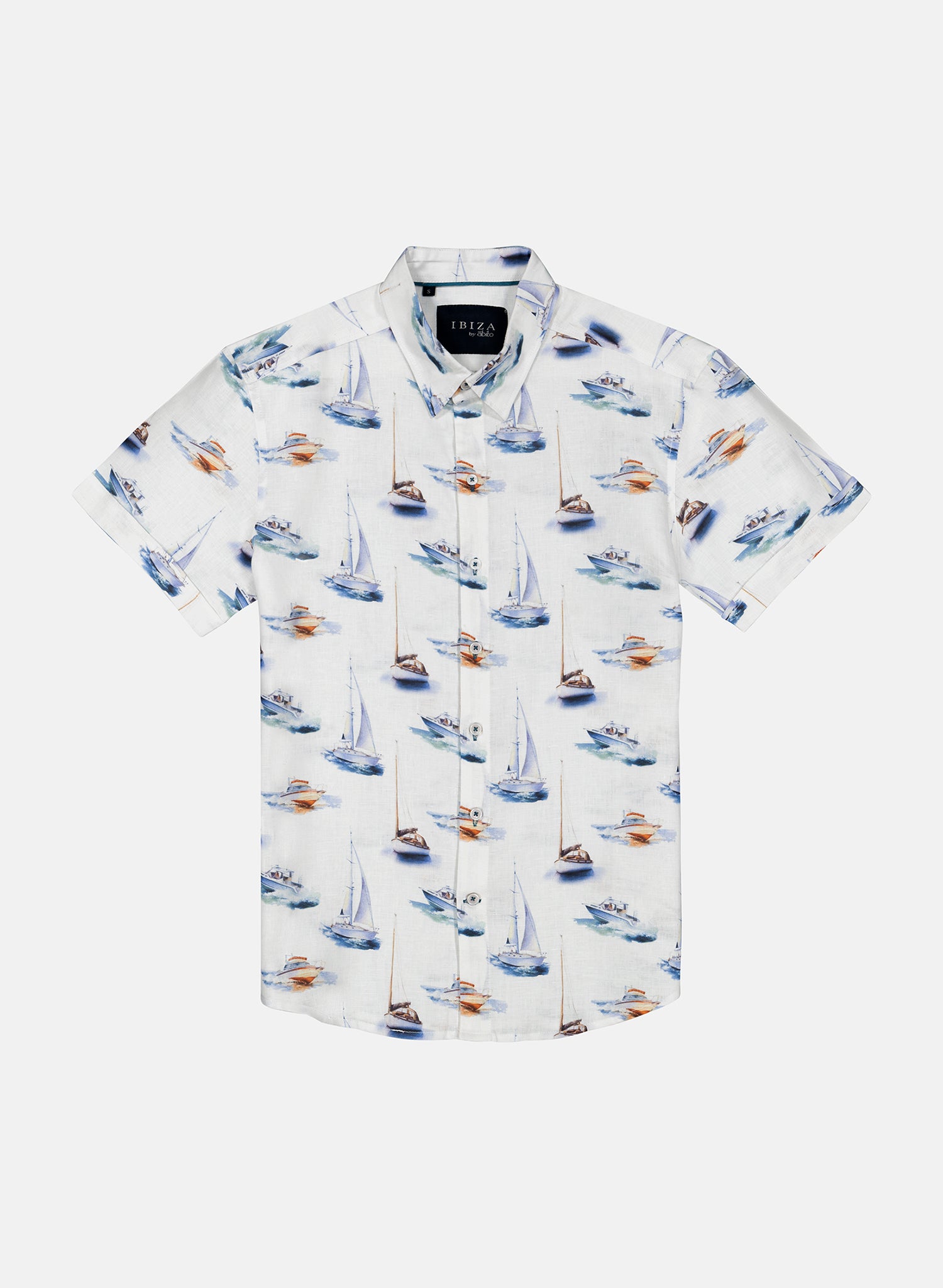 Camisa manga corta 100% Lino Paraga Torneo