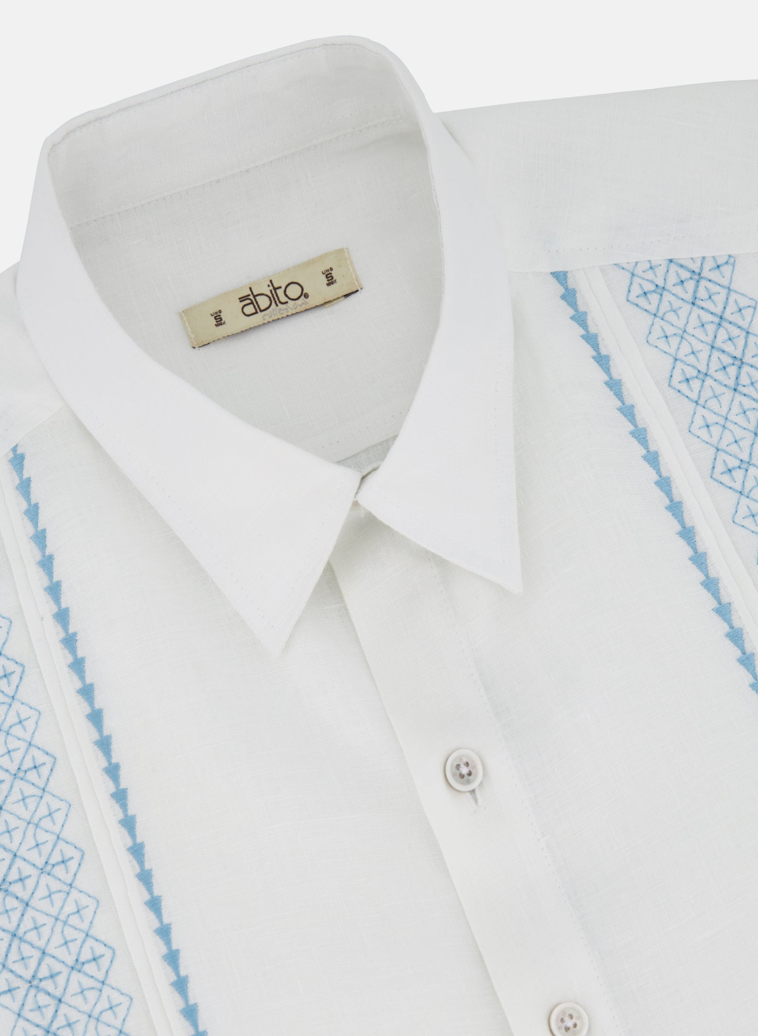 Guayabera Manga Corta 100% Lino Cachon