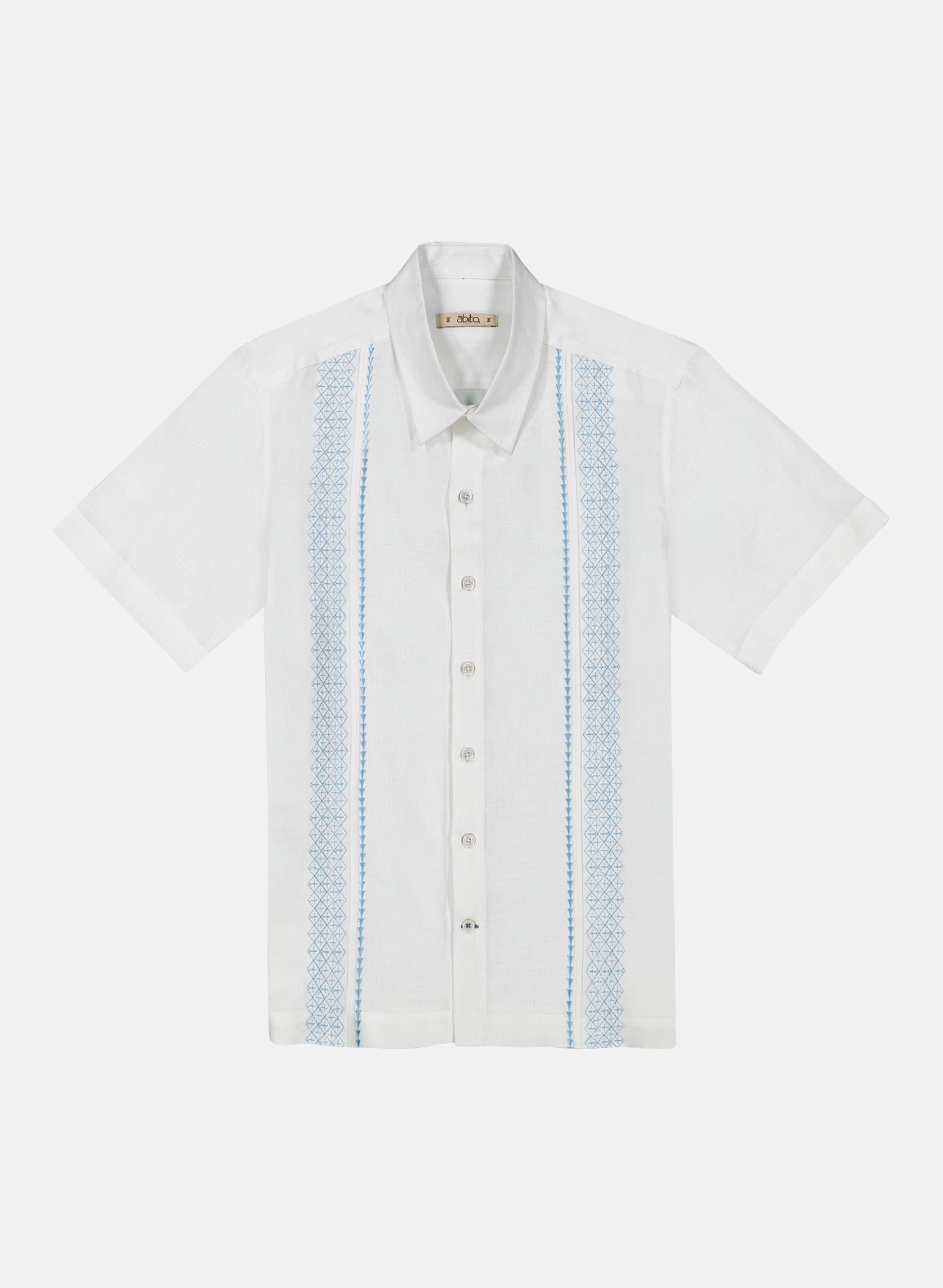 Guayabera Manga Corta 100% Lino Cachon