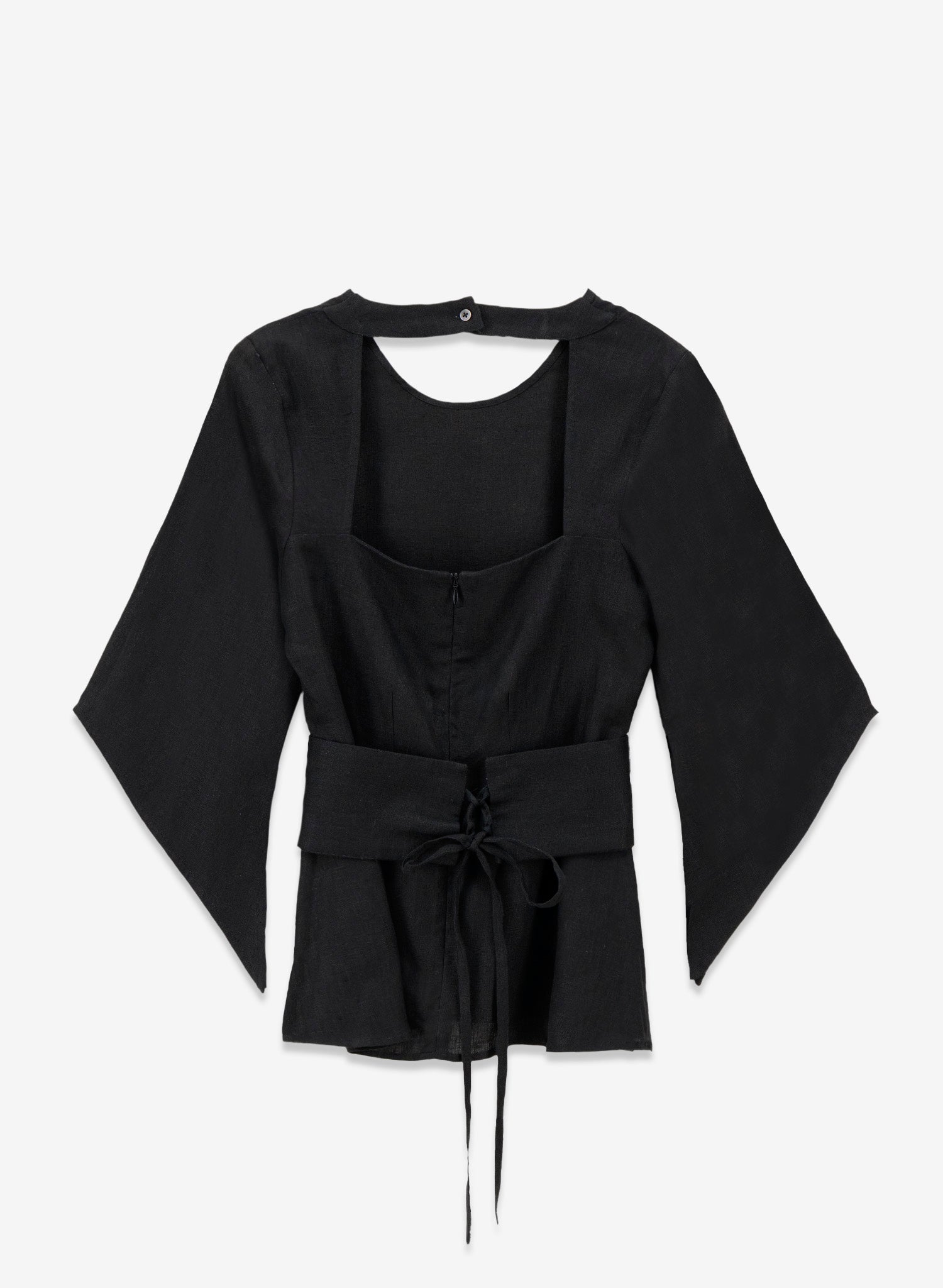 Blusa manga Tres Cuartos 100% Lino Acuario