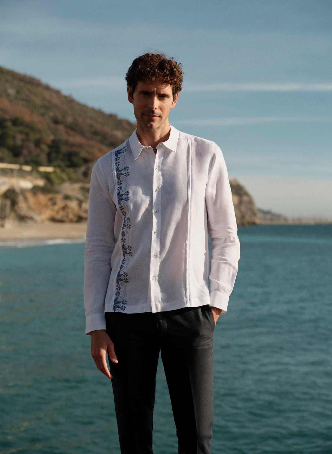 Guayabera 100% Lino Lancaster