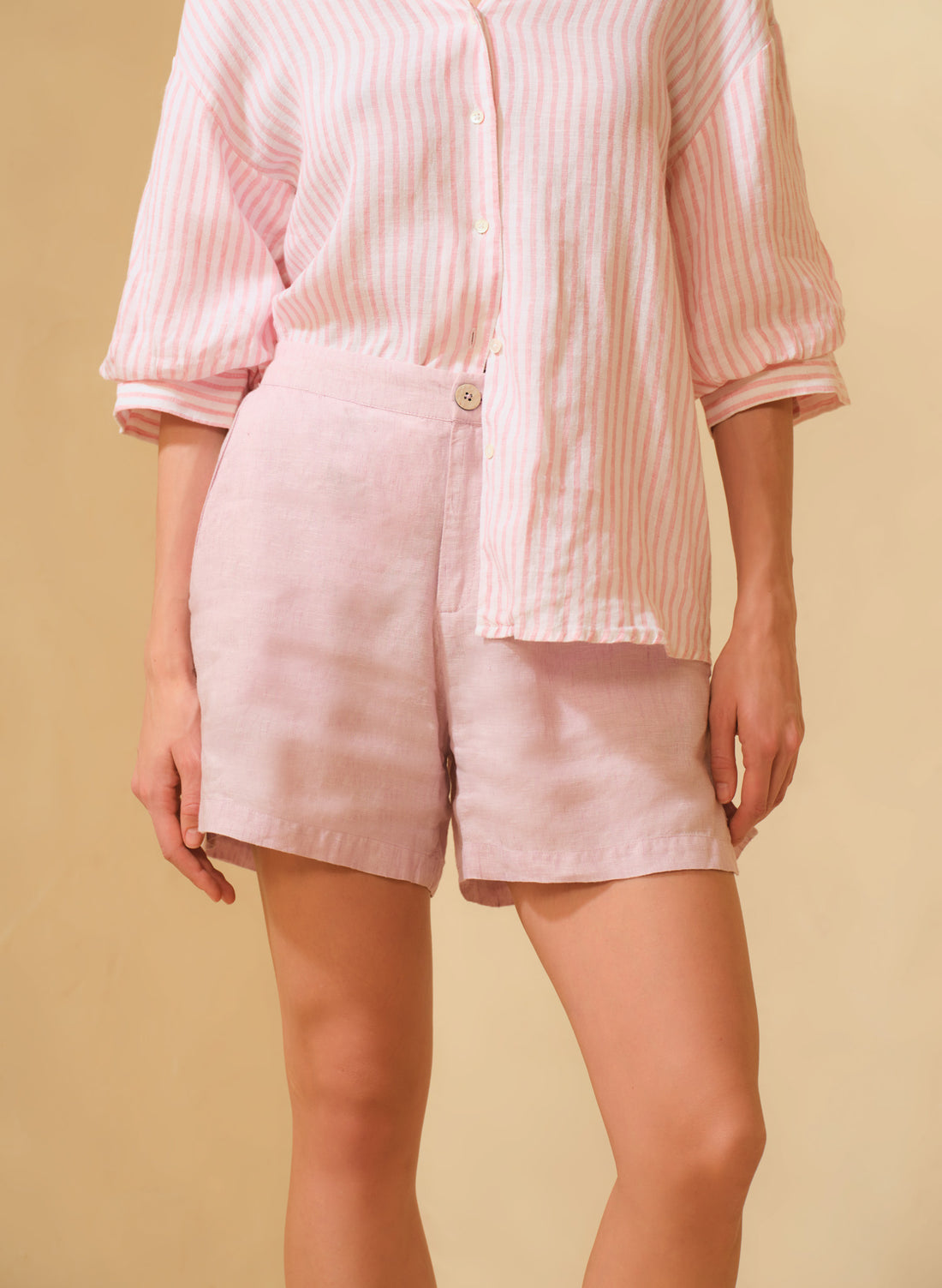 Short de 100% Lino Piran