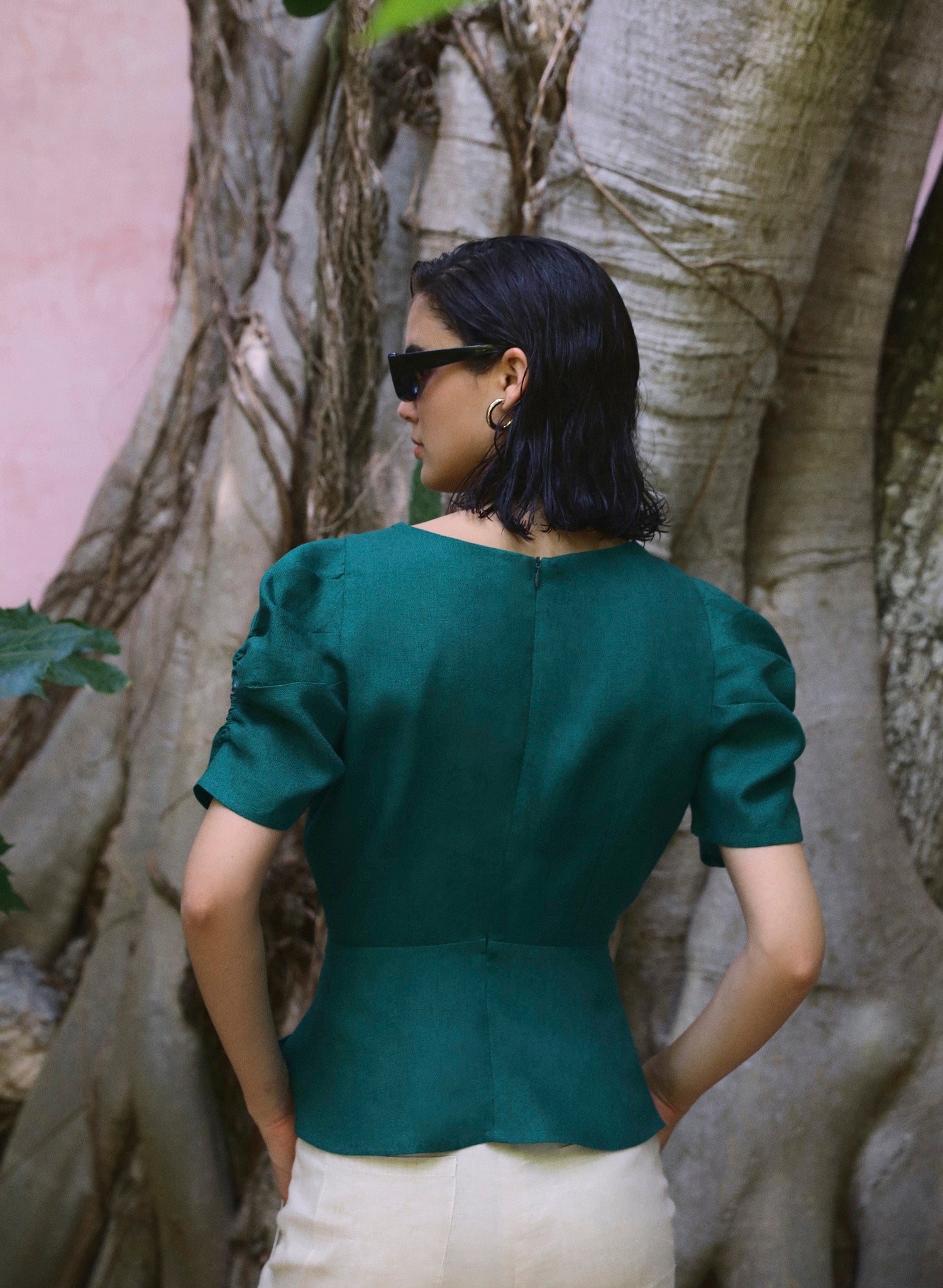 Blusa manga corta Boswellia