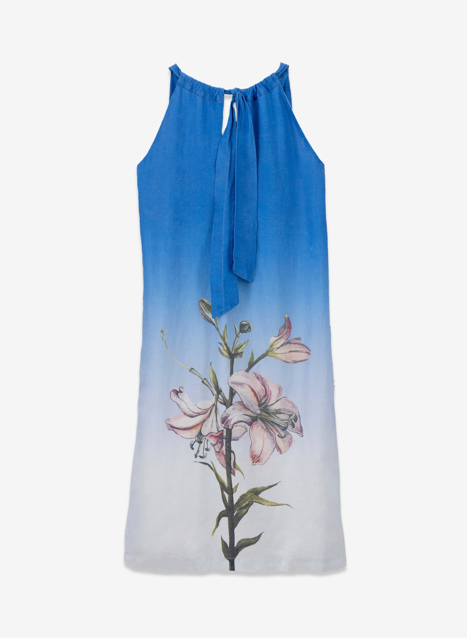 Vestido Midi 100% Lino Hakeana