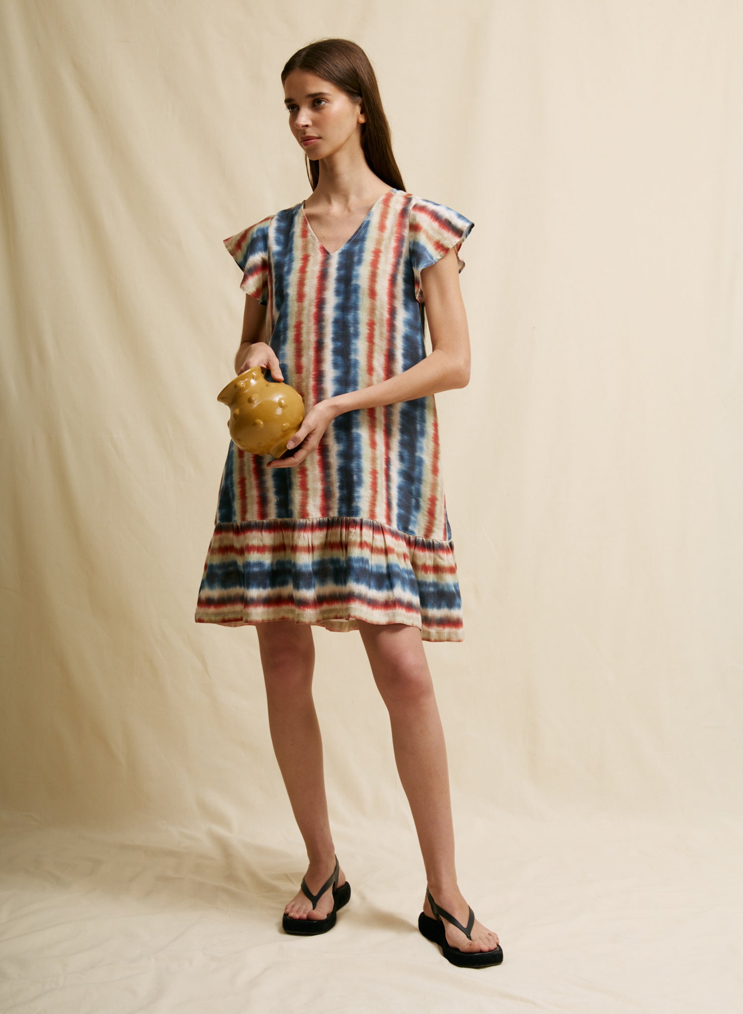 Vestido midi Anafi Print