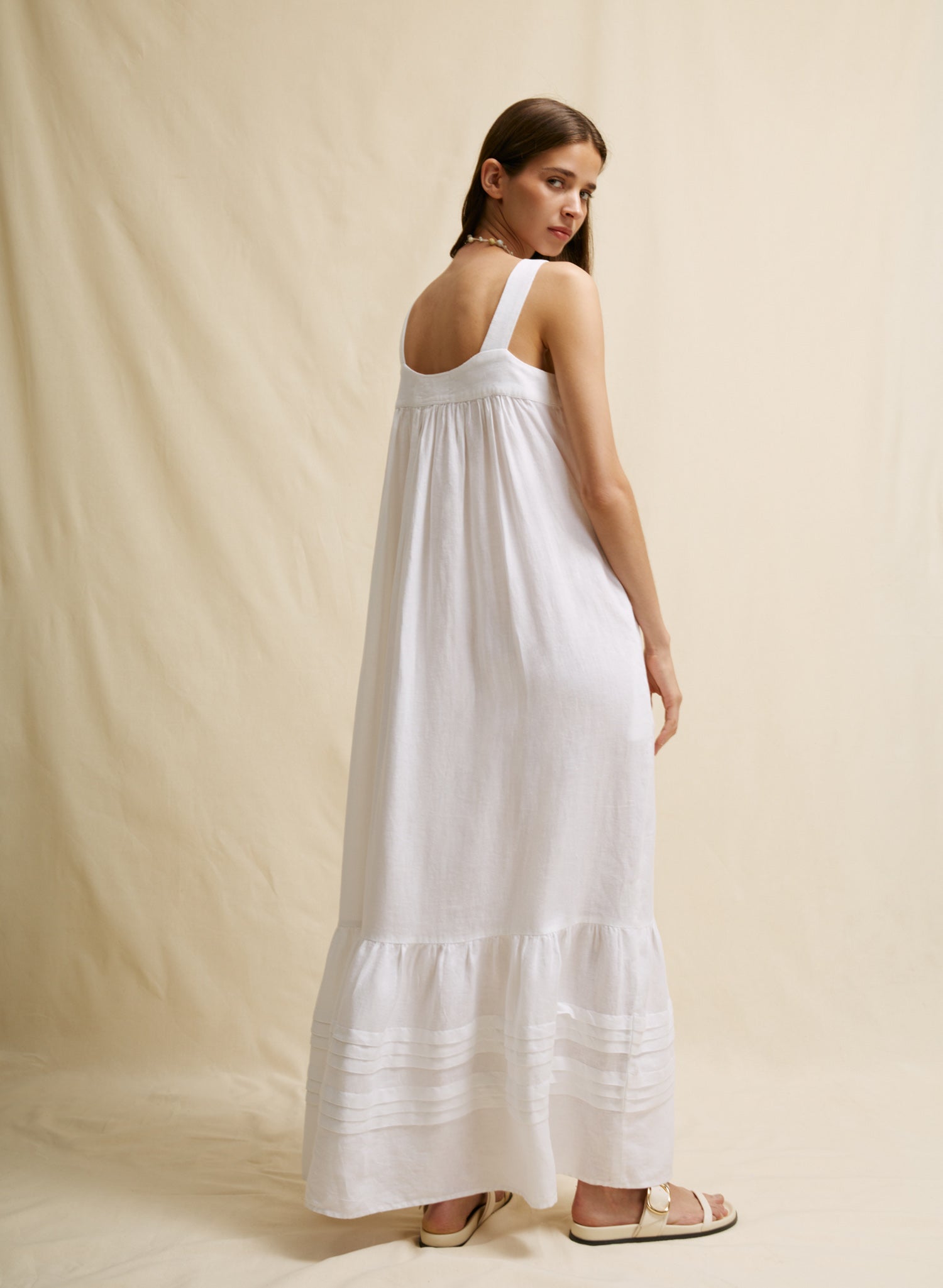 Maxi vestido Cagliari Blanco