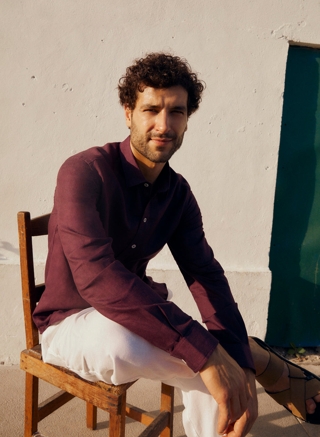 Camisa manga larga 100% Lino Balem