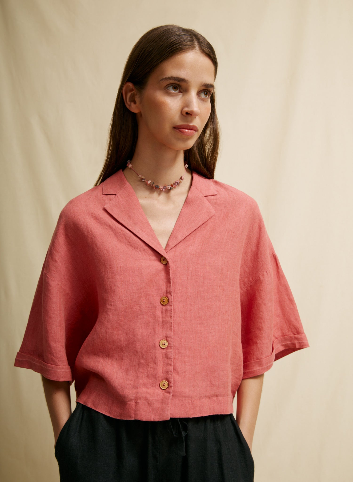 Blusa manga corta Tenerife