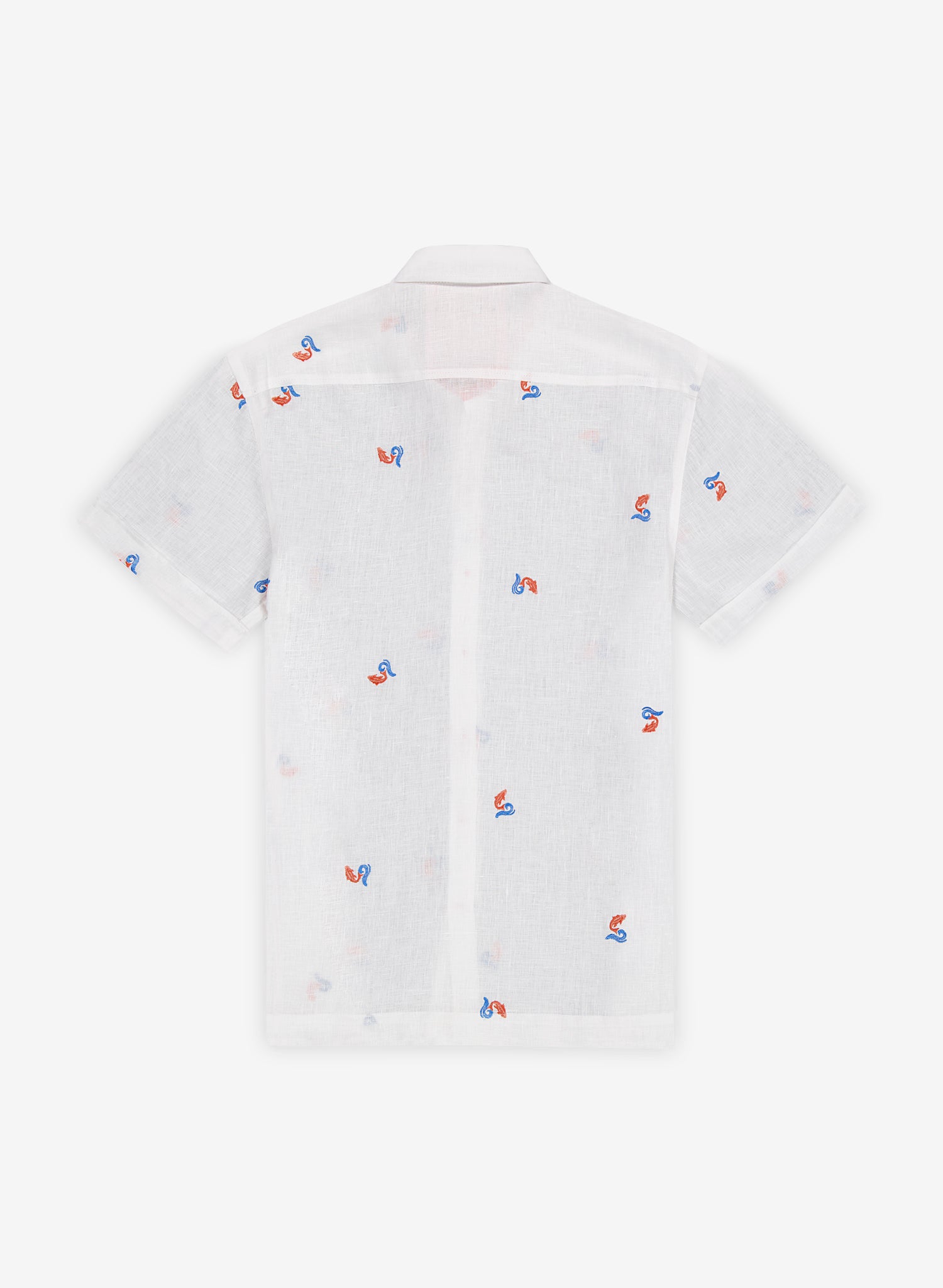 Camisa manga corta 100% Lino Mia Nerka