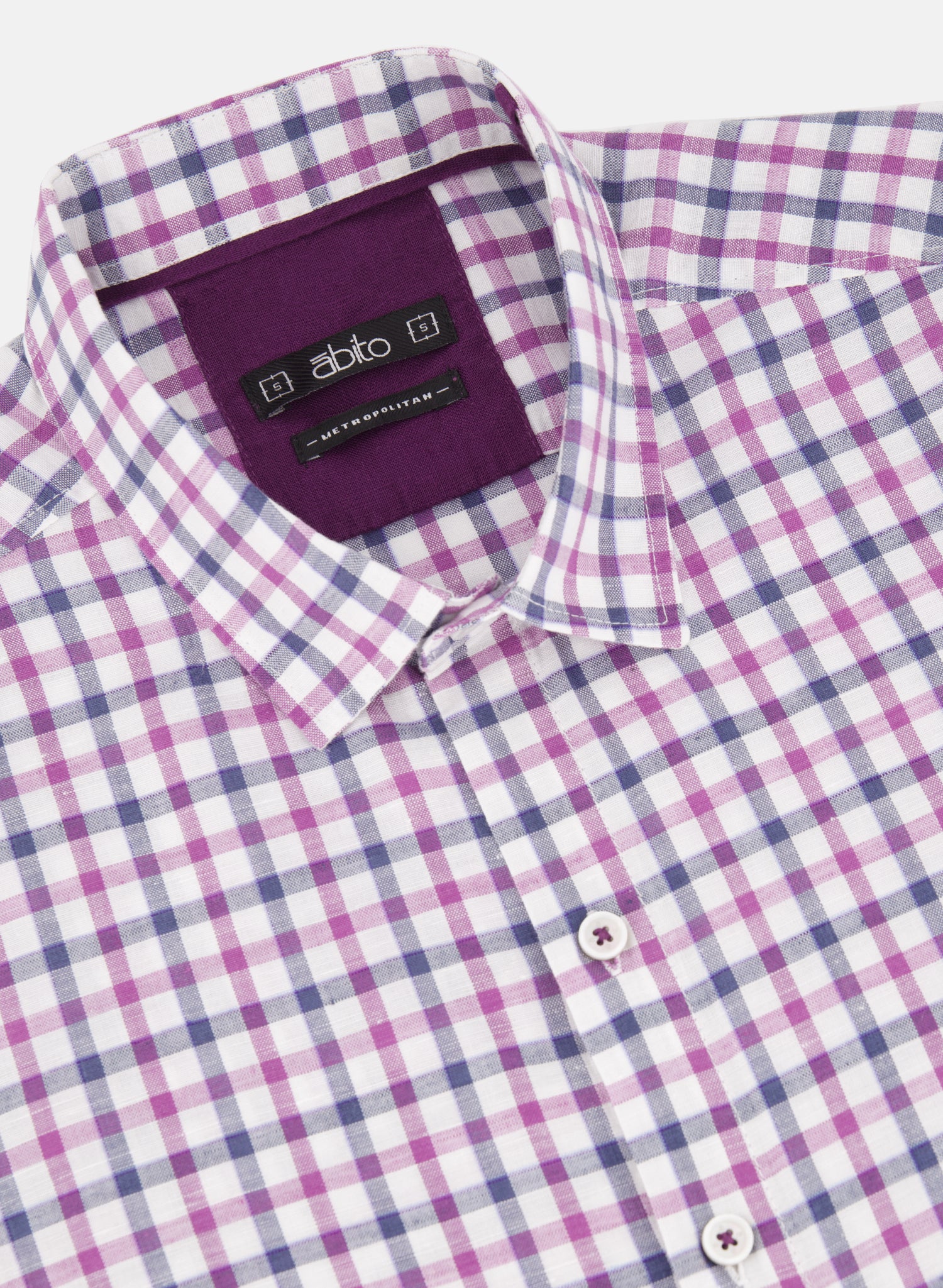 Camisa manga corta 100% Lino Park TX
