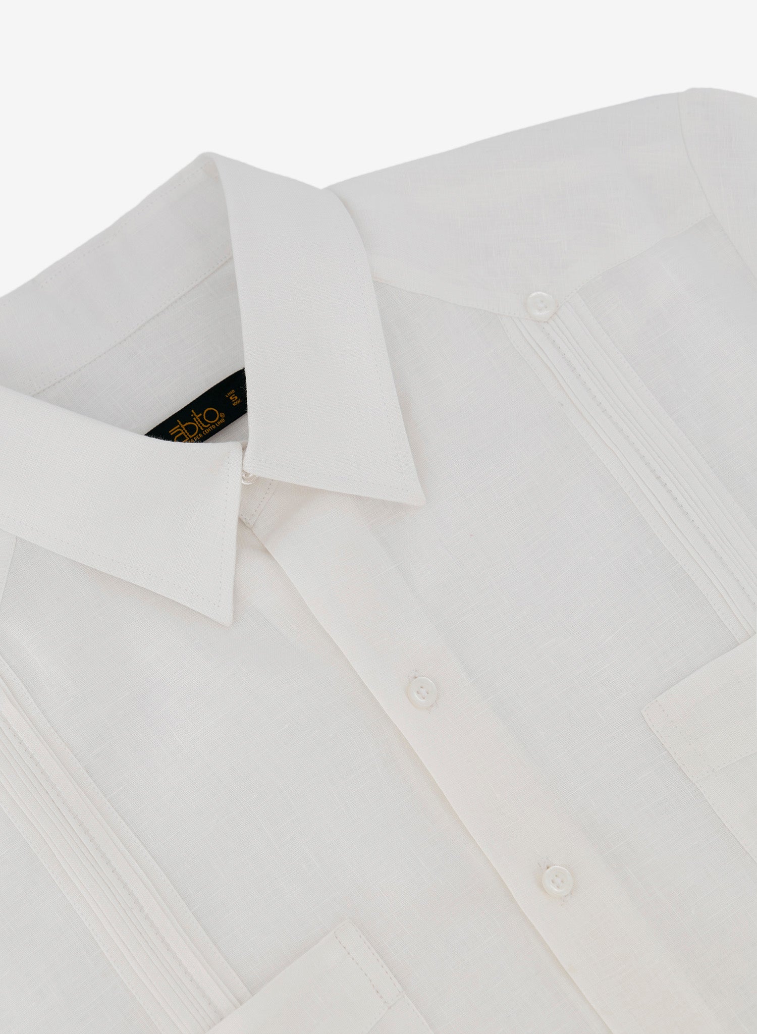 Guayabera manga corta 100% Lino Tradicional