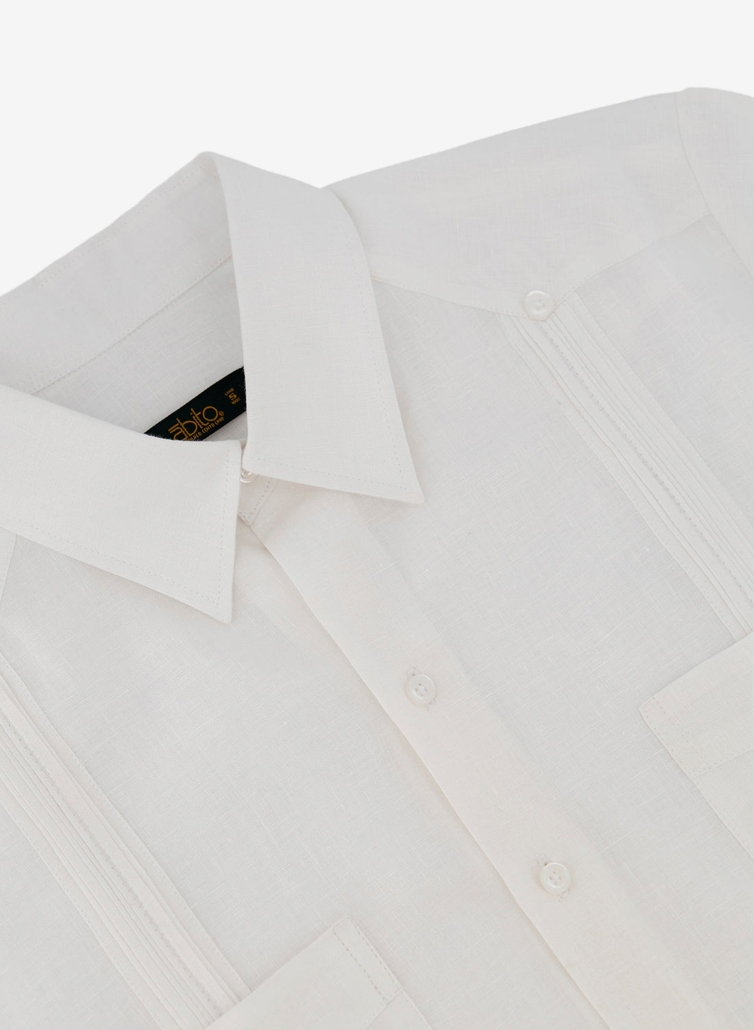 Guayabera manga corta 100% Lino Tradicional