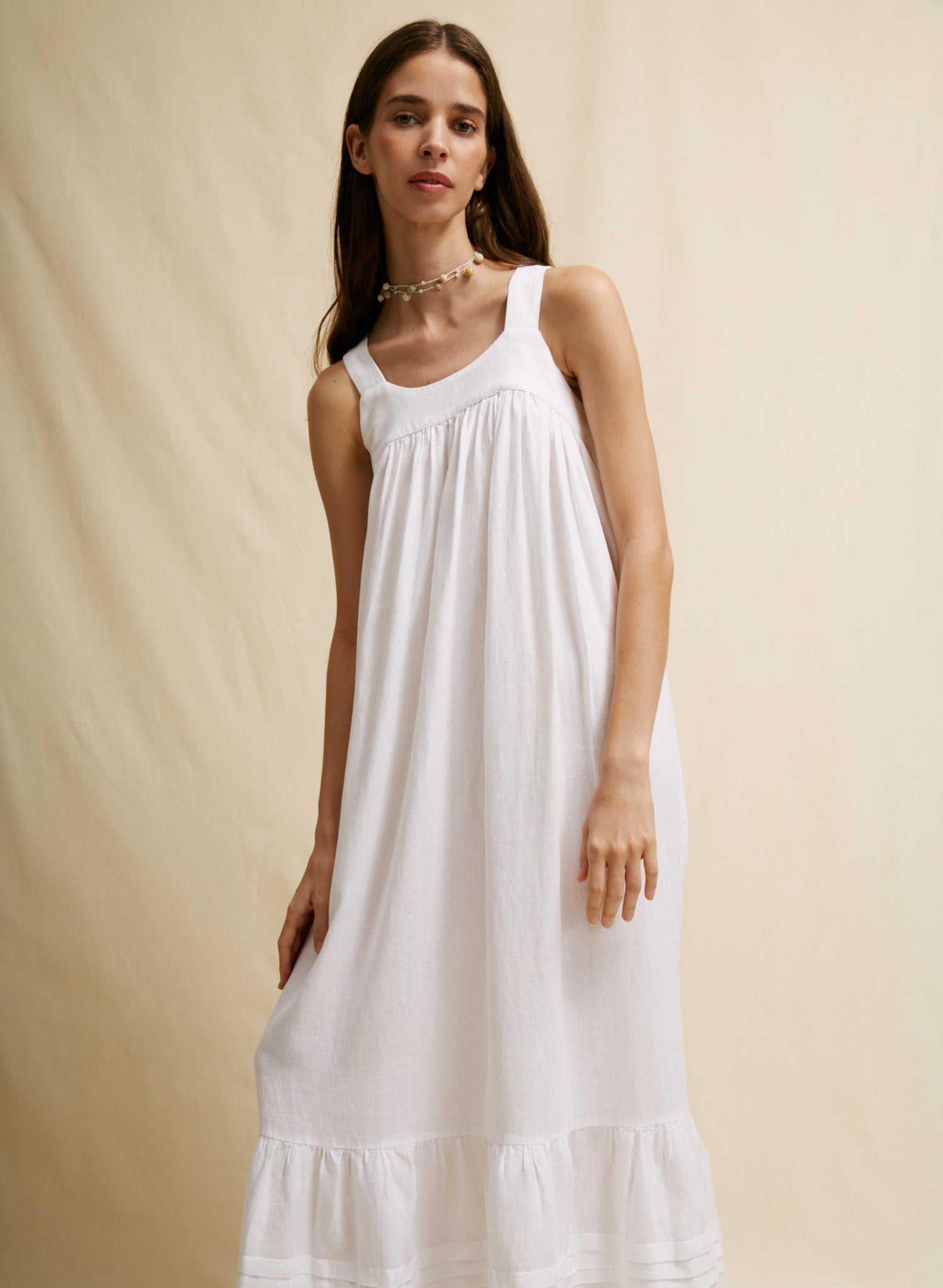 Maxi vestido Cagliari Blanco