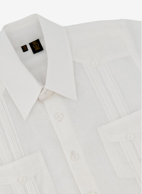 Guayabera de niño 100% Lino Tradicional