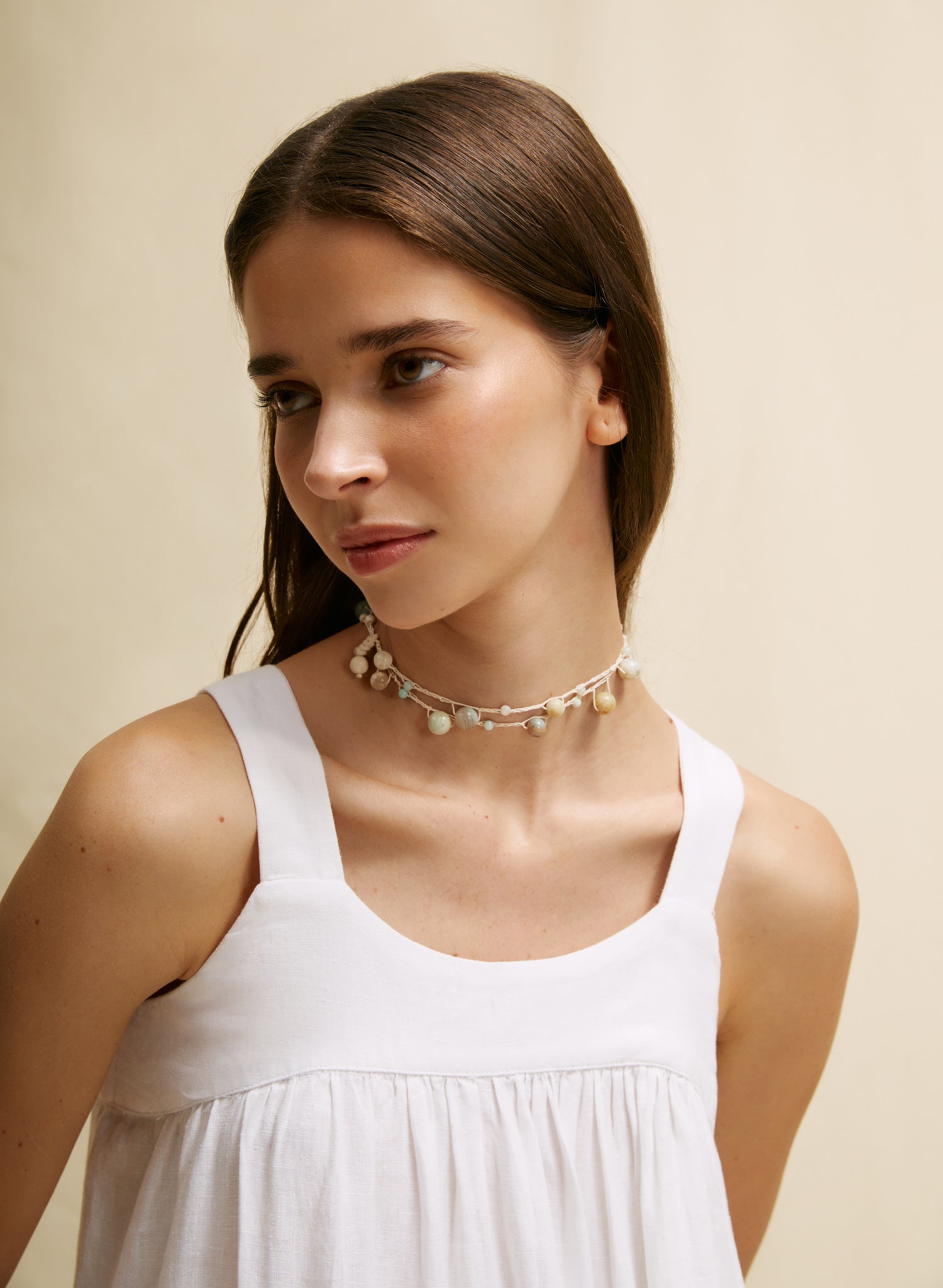 Maxi vestido Cagliari Blanco