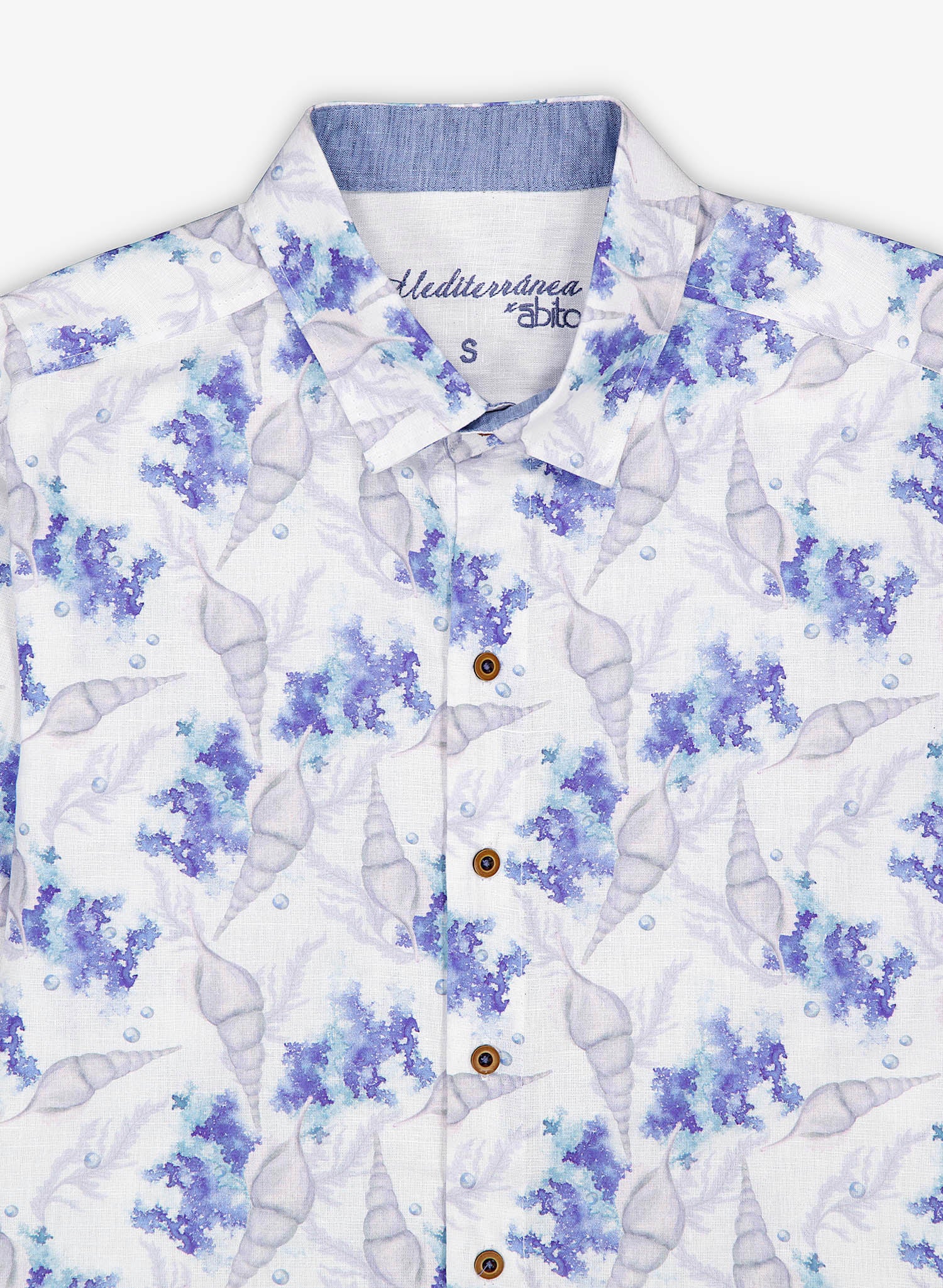 Camisa estampada 100% Lino Buck Bluzarga