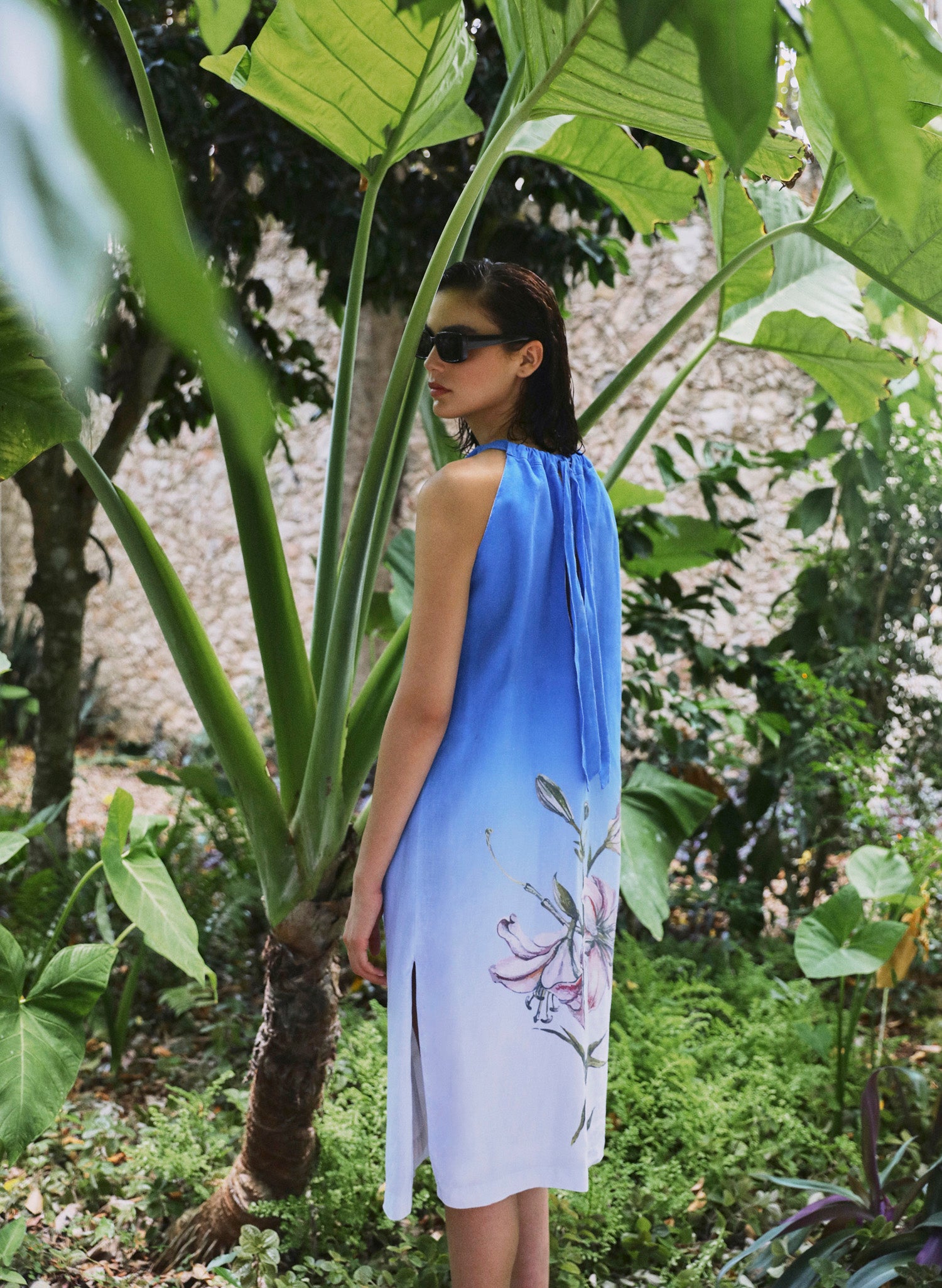 Vestido Midi 100% Lino Hakeana