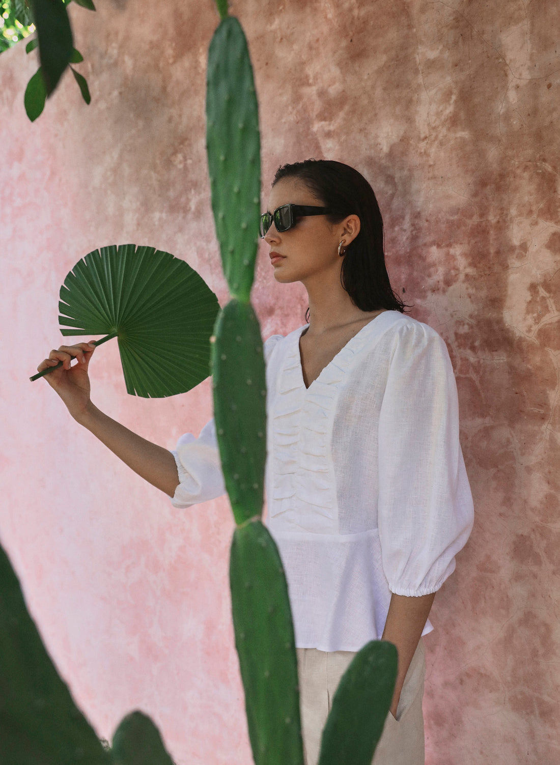 Blusa manga Tres Cuartos Farinacea