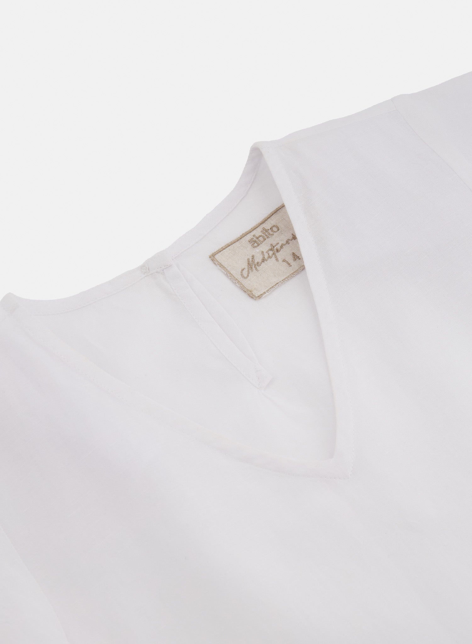 Vestido corto Lino Algodón Ana