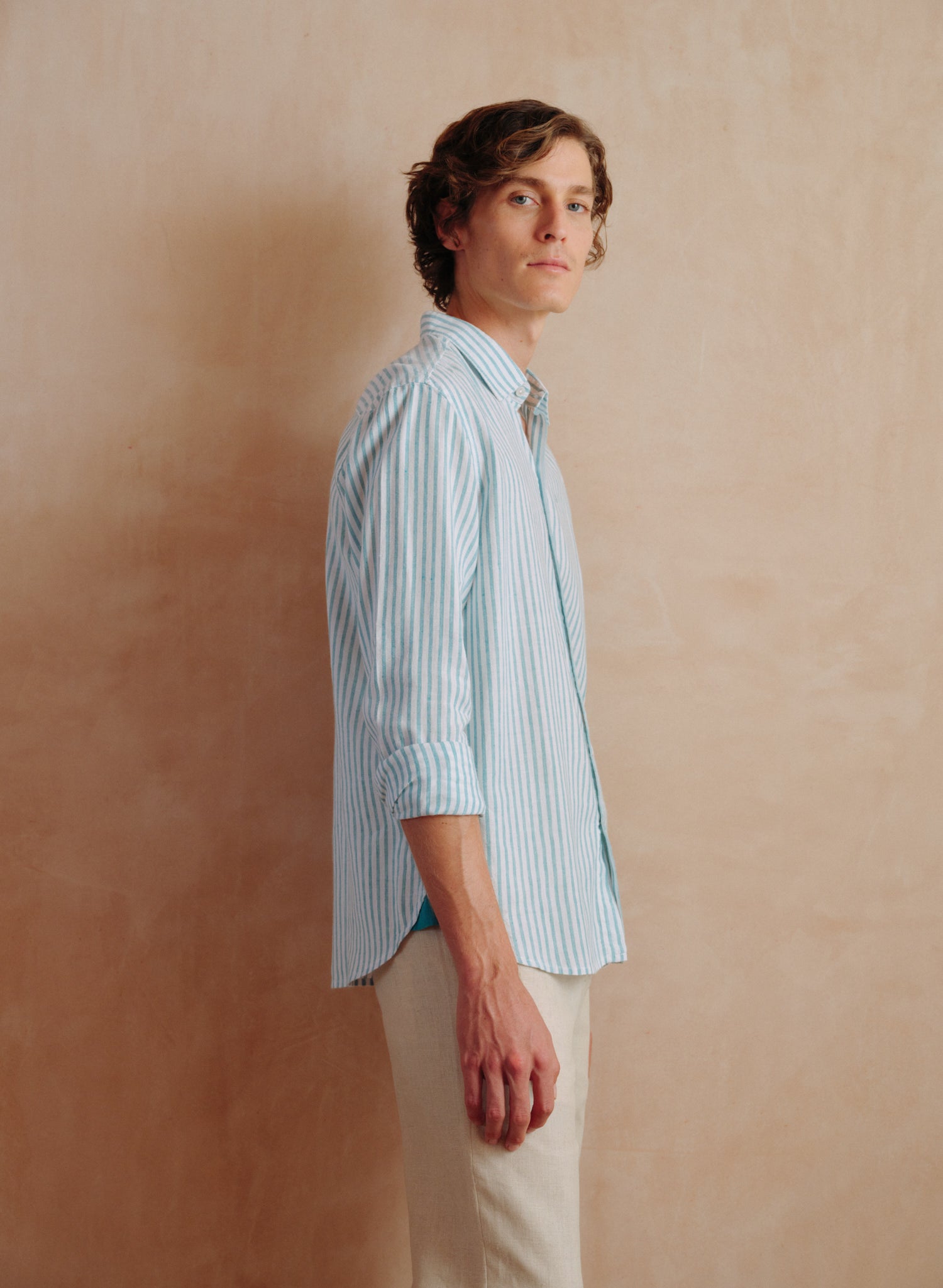 Camisa manga larga Lino Algodón Balem TX