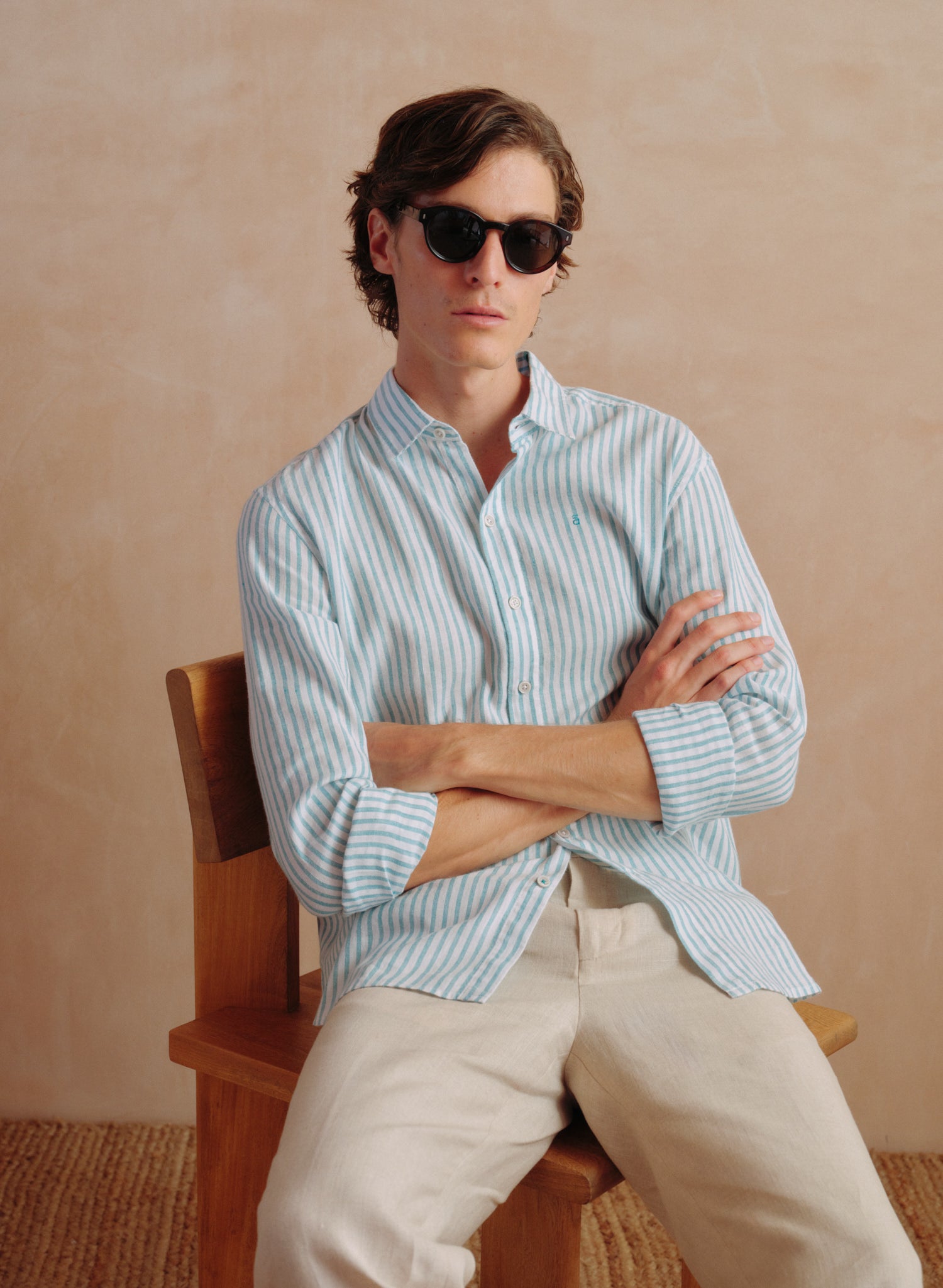 Camisa manga larga Lino Algodón Balem TX