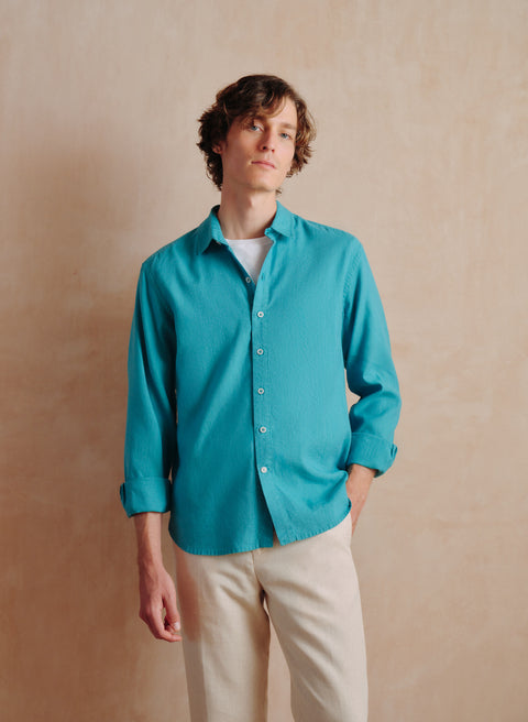 Camisa manga larga Lino Algodón Balem