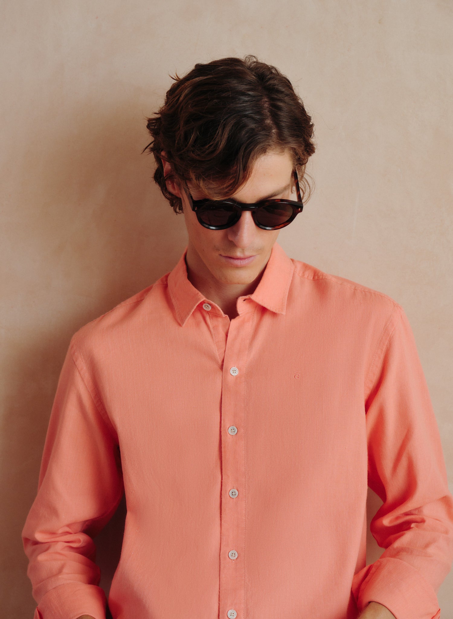 Camisa manga larga Lino Algodón Balem TX