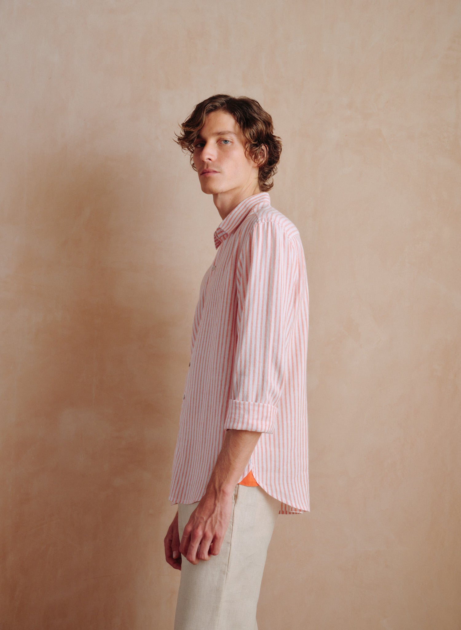 Camisa manga larga Lino Algodón Balem