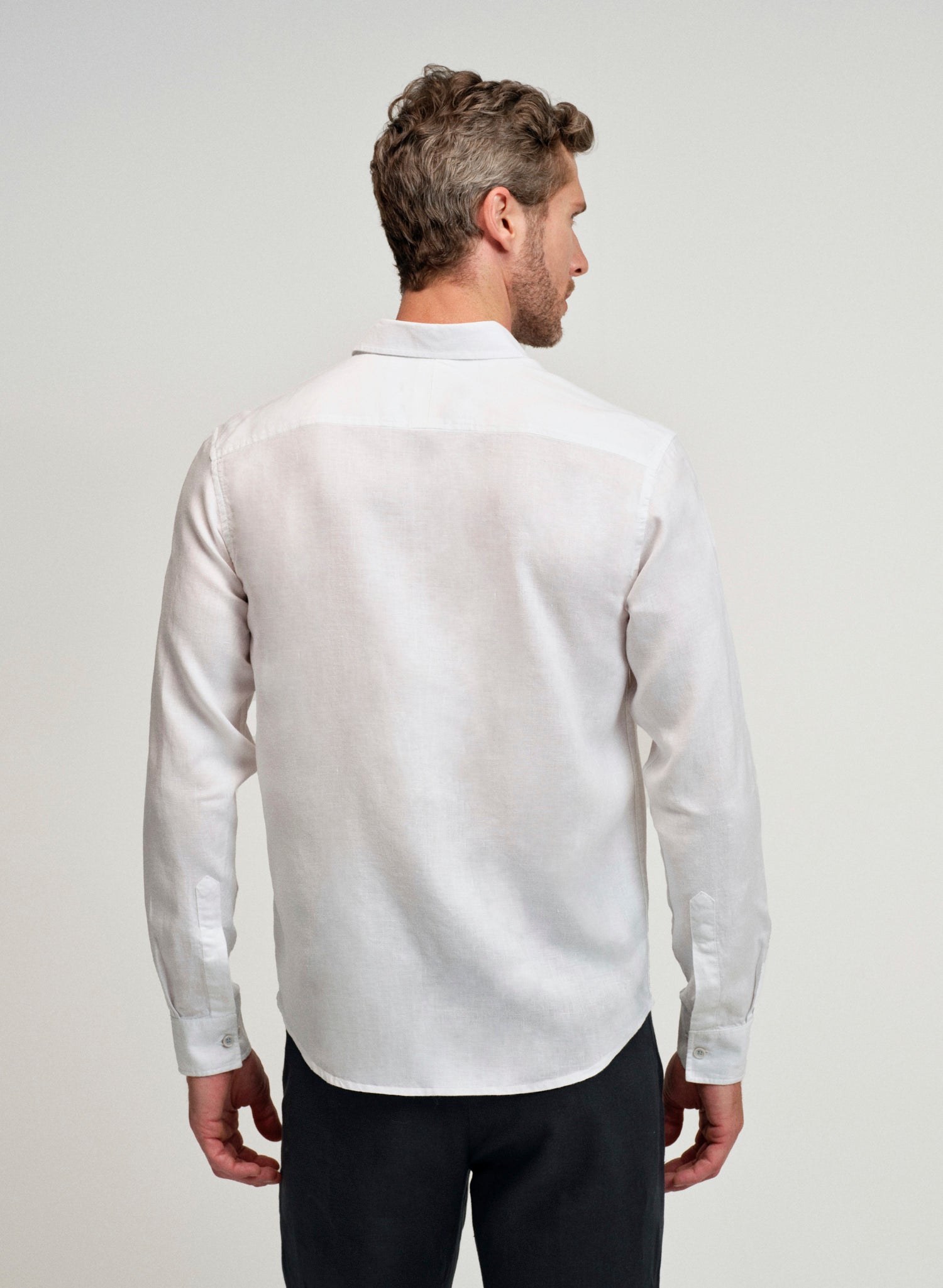 Camisa manga larga Lino Algodón Balem
