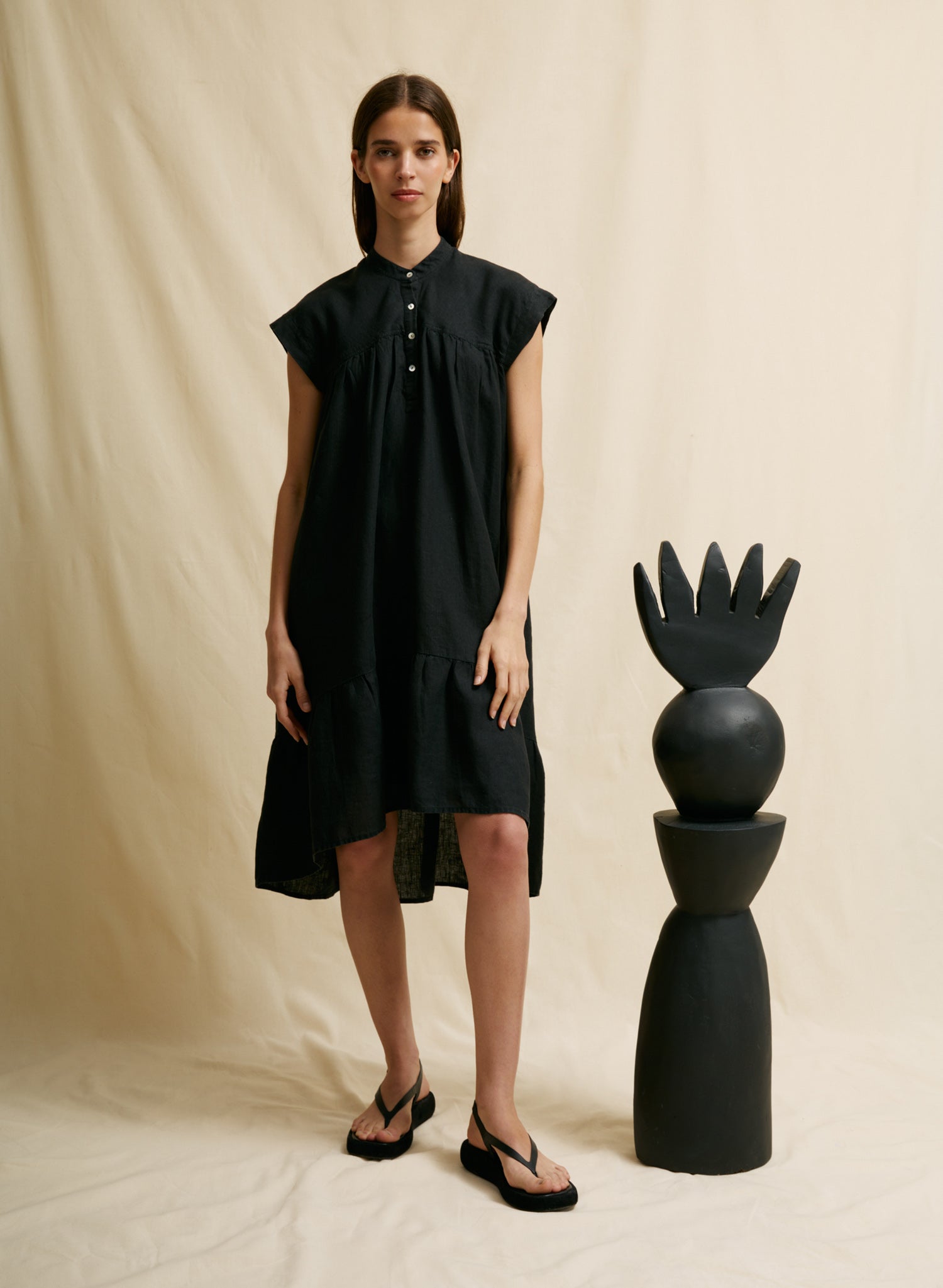 Vestido midi Batta