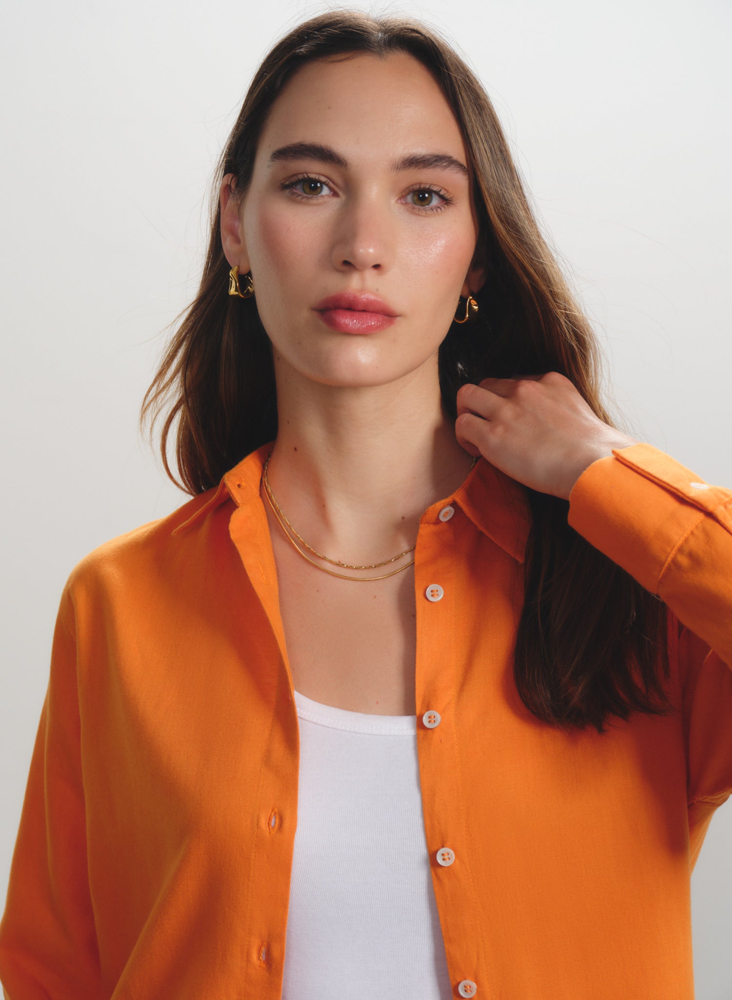 Blusa camisera 100% Lino Essenziale