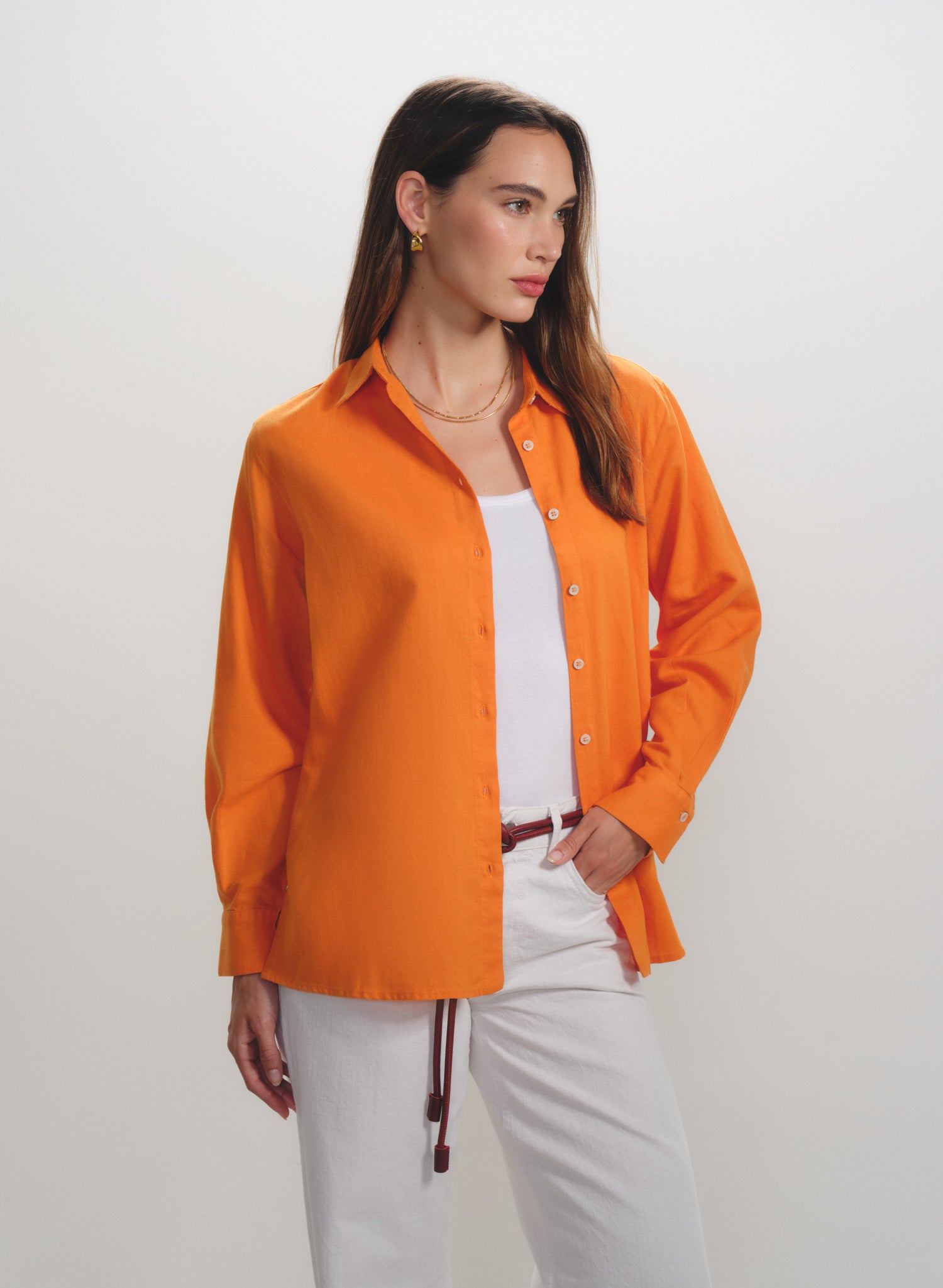 Blusa camisera 100% Lino Essenziale