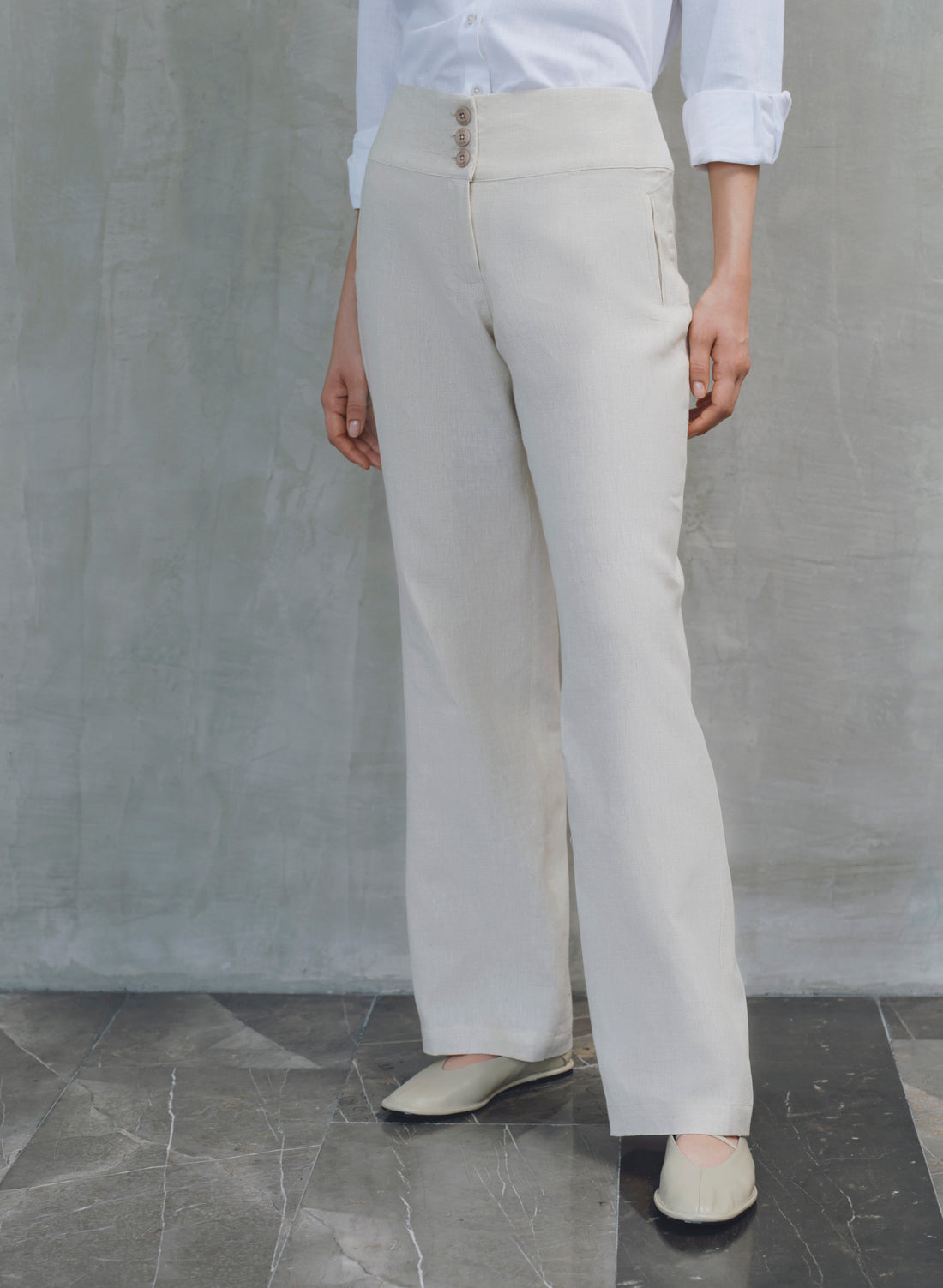 Pantalón 100% Lino Cabiz