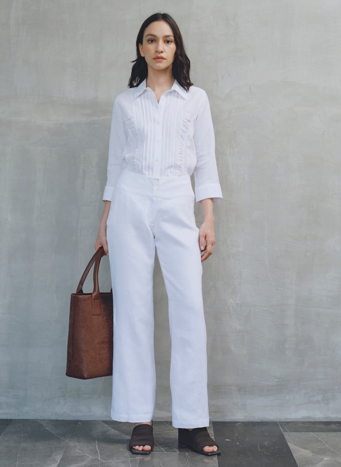 Pantalón 100% Lino Cabiz