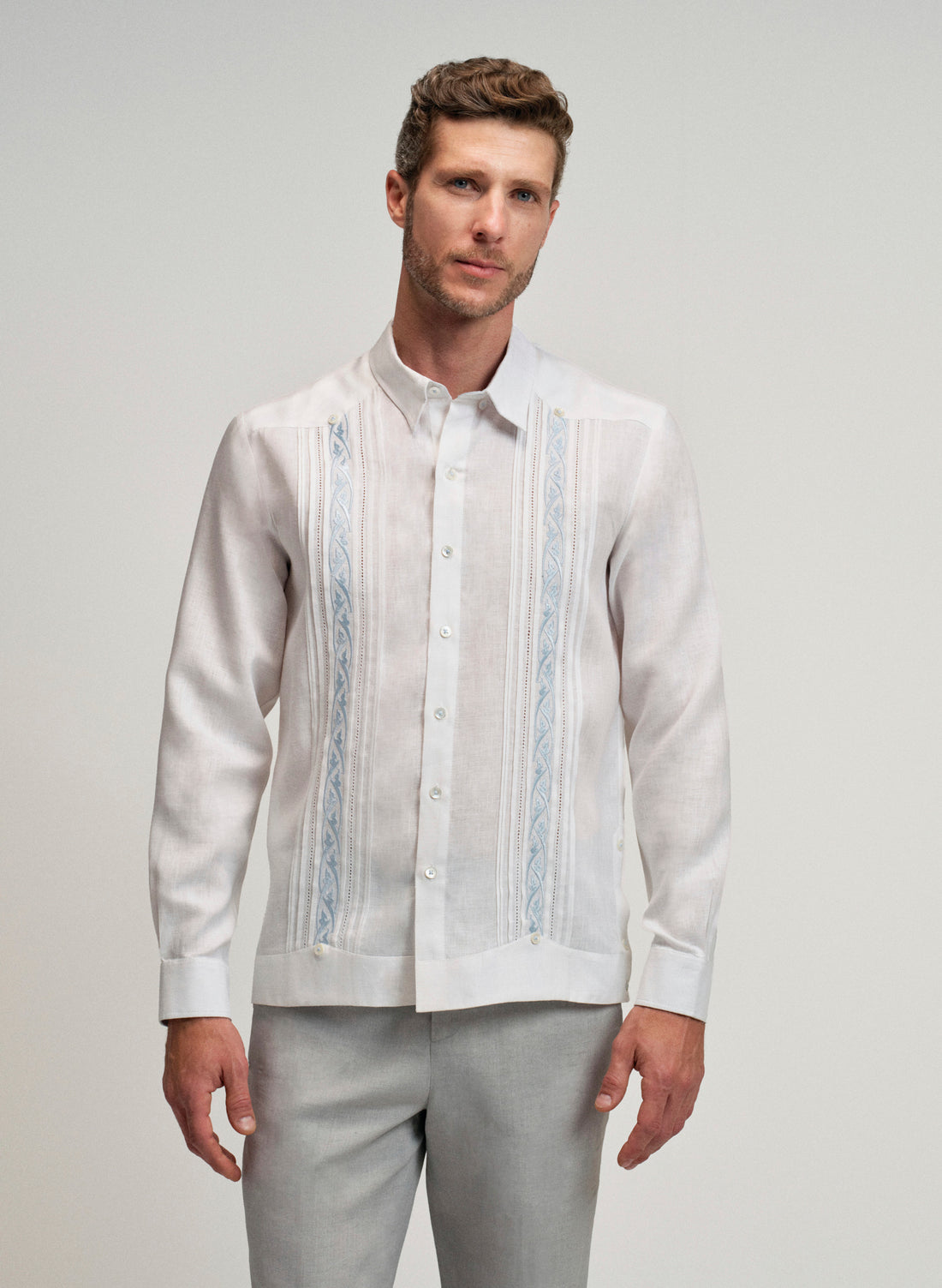 Guayabera 100% Lino Caleana