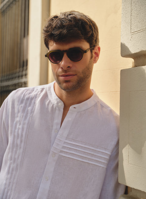 Camisa manga larga 100% Lino Herman