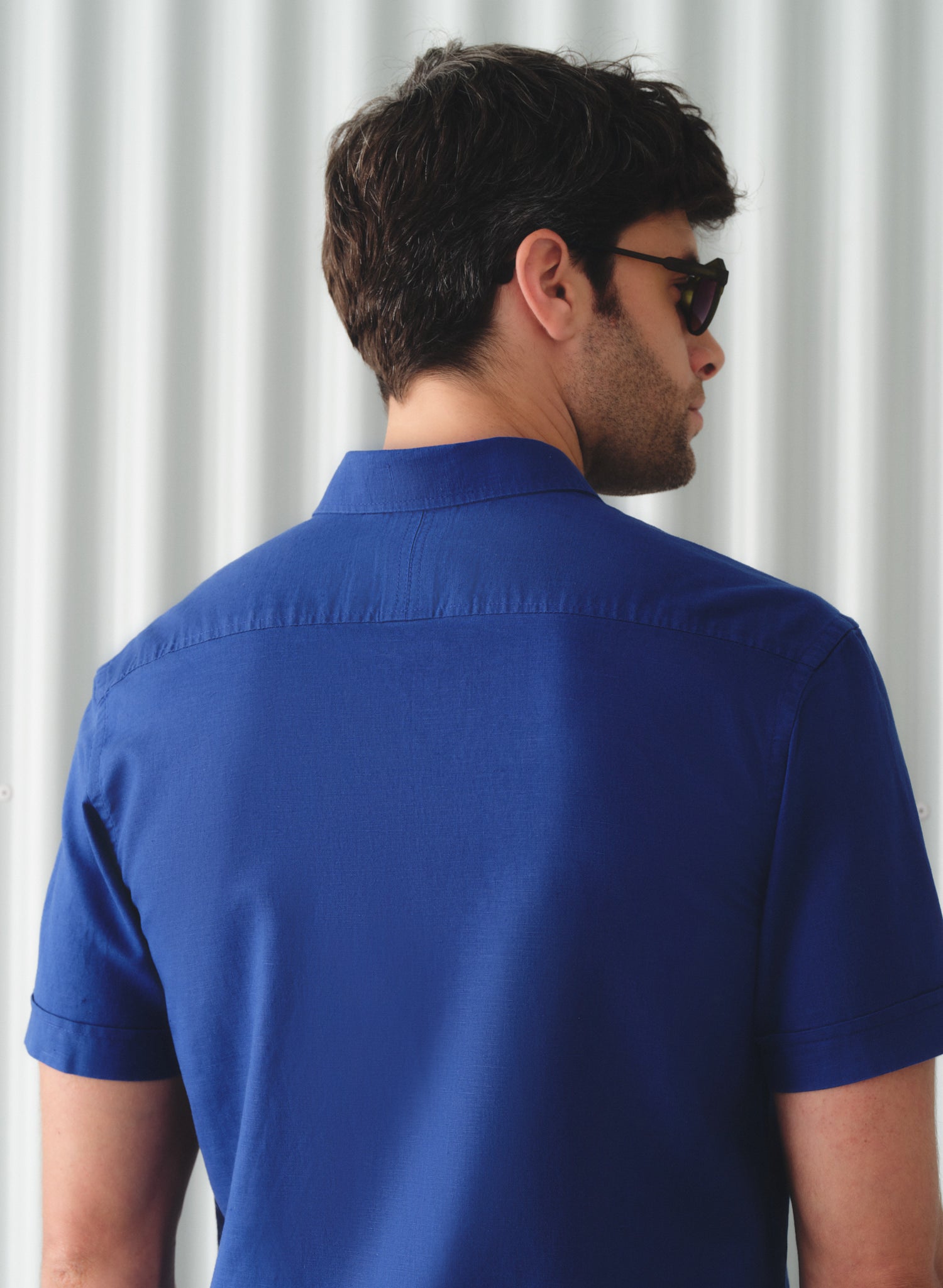 Camisa manga corta Lino Algodón Park