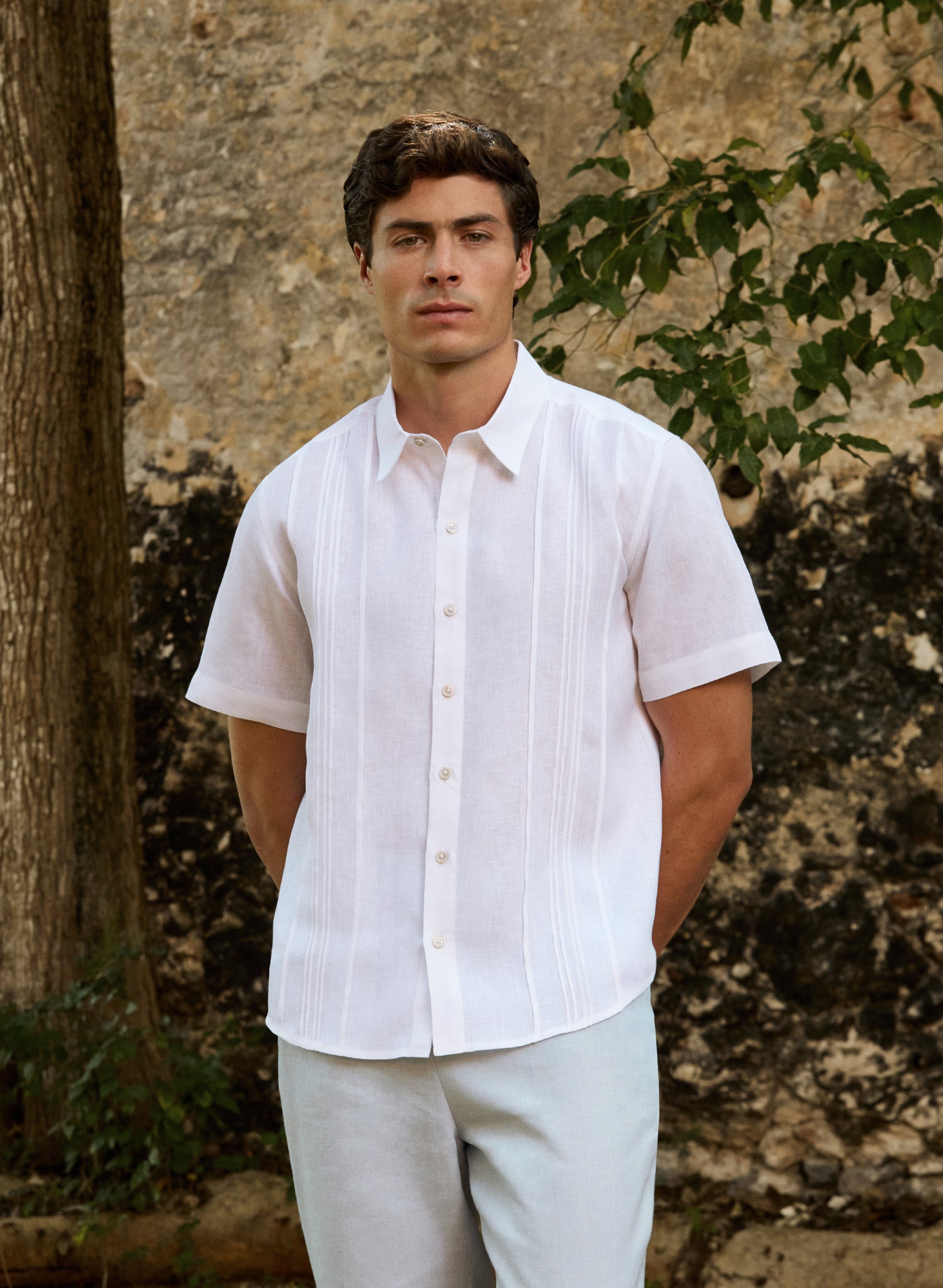 Guayabera manga corta 100% Lino Frieren