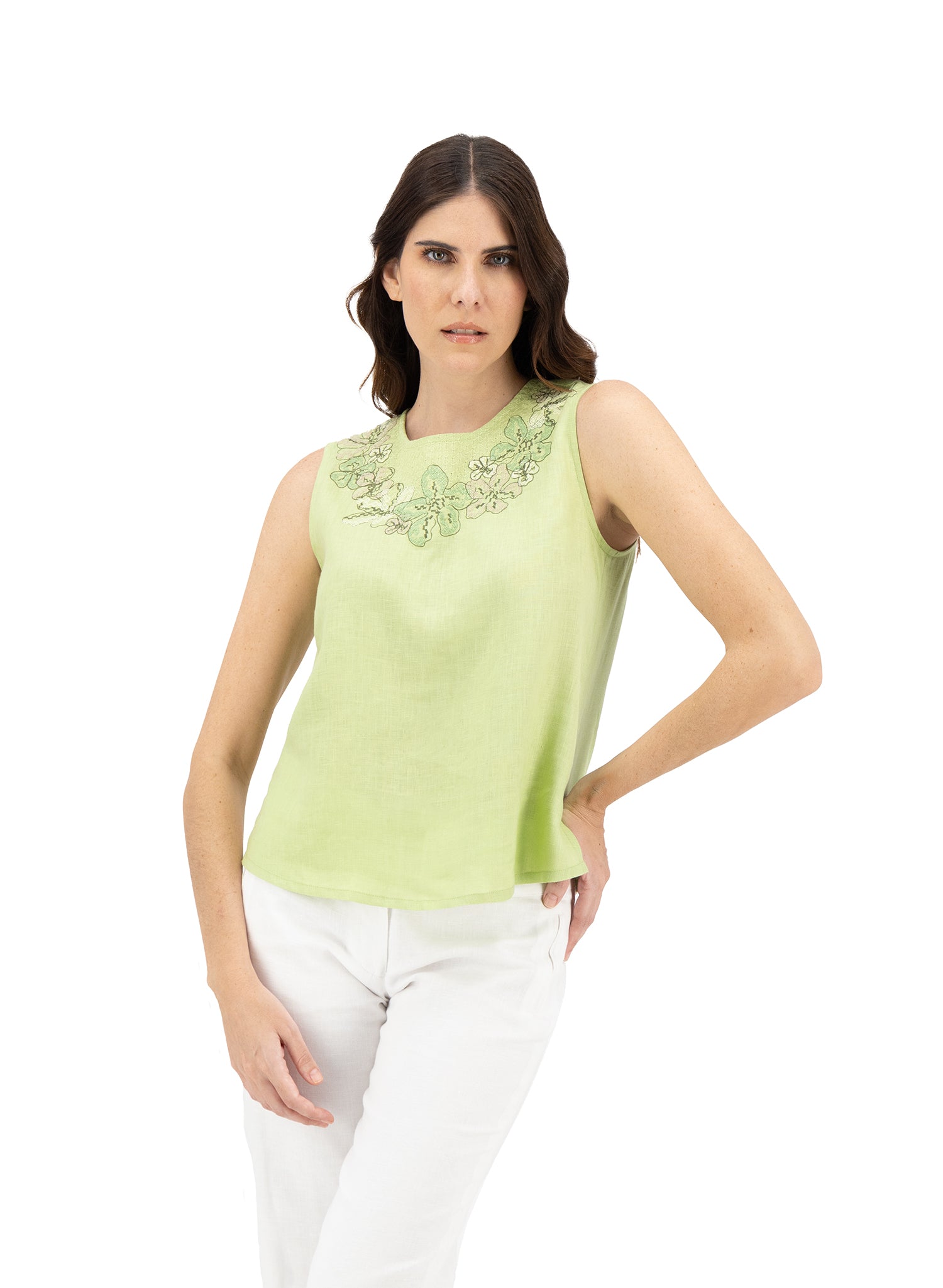 Blusa sin mangas Dayak