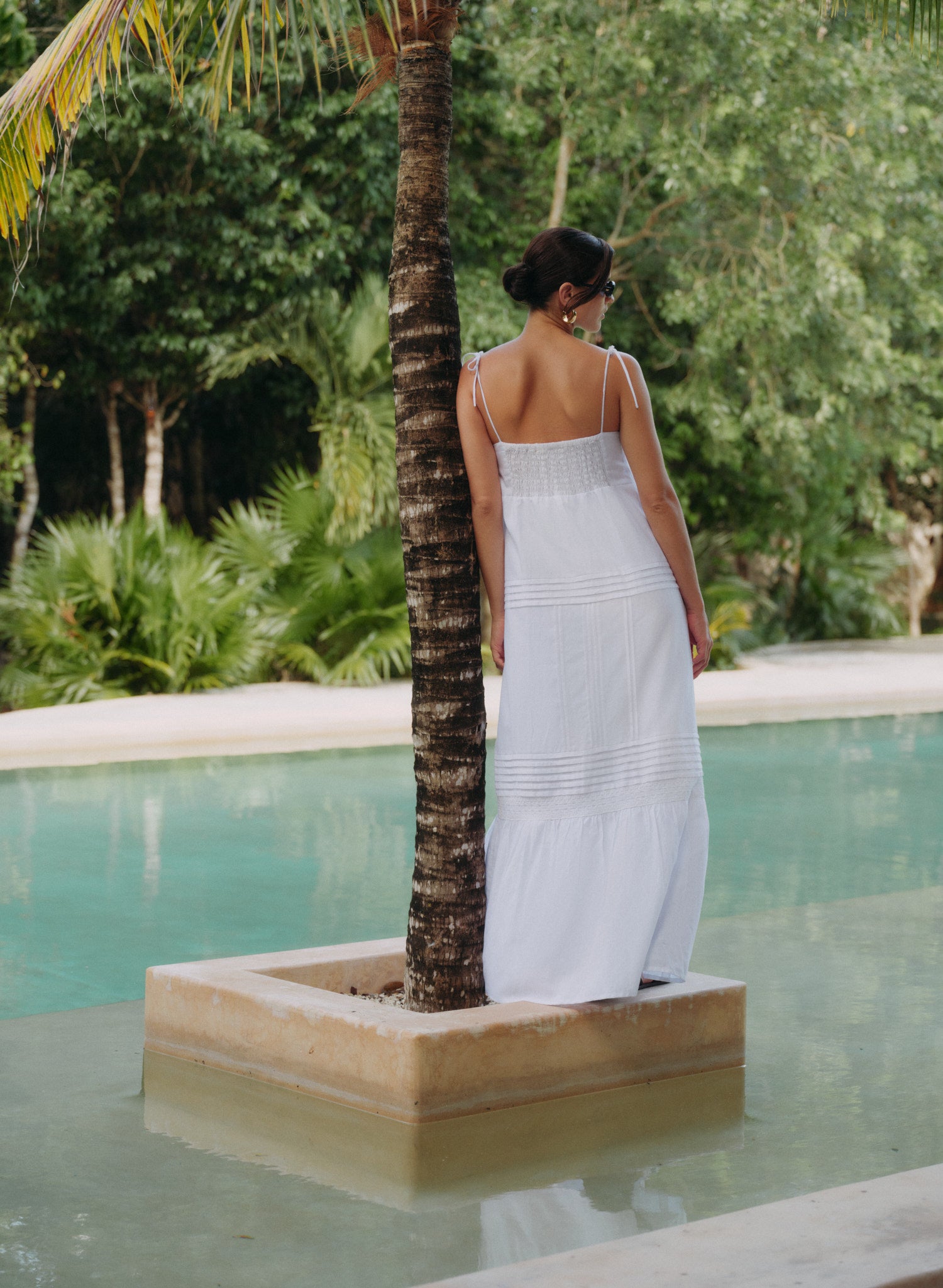Vestido largo Lino Algodón Ersa