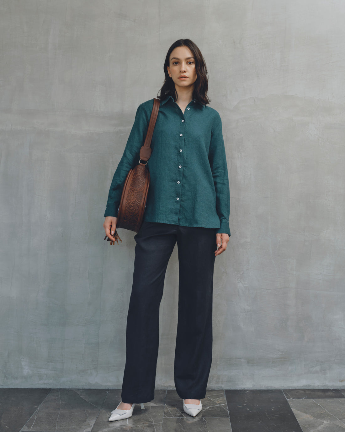 Pantalón 100% Lino Cabiz