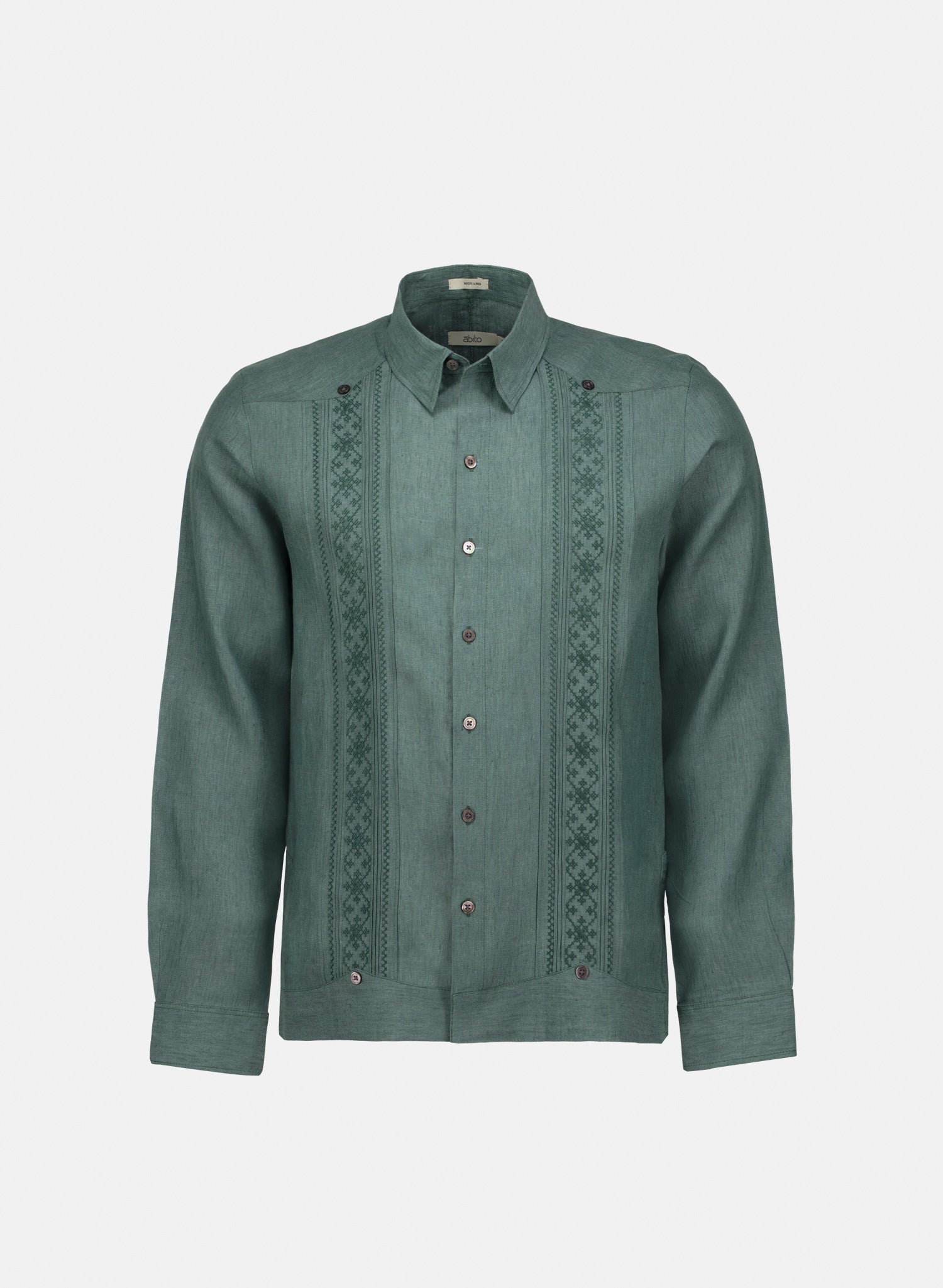 Guayabera manga larga 100% Lino Gerard