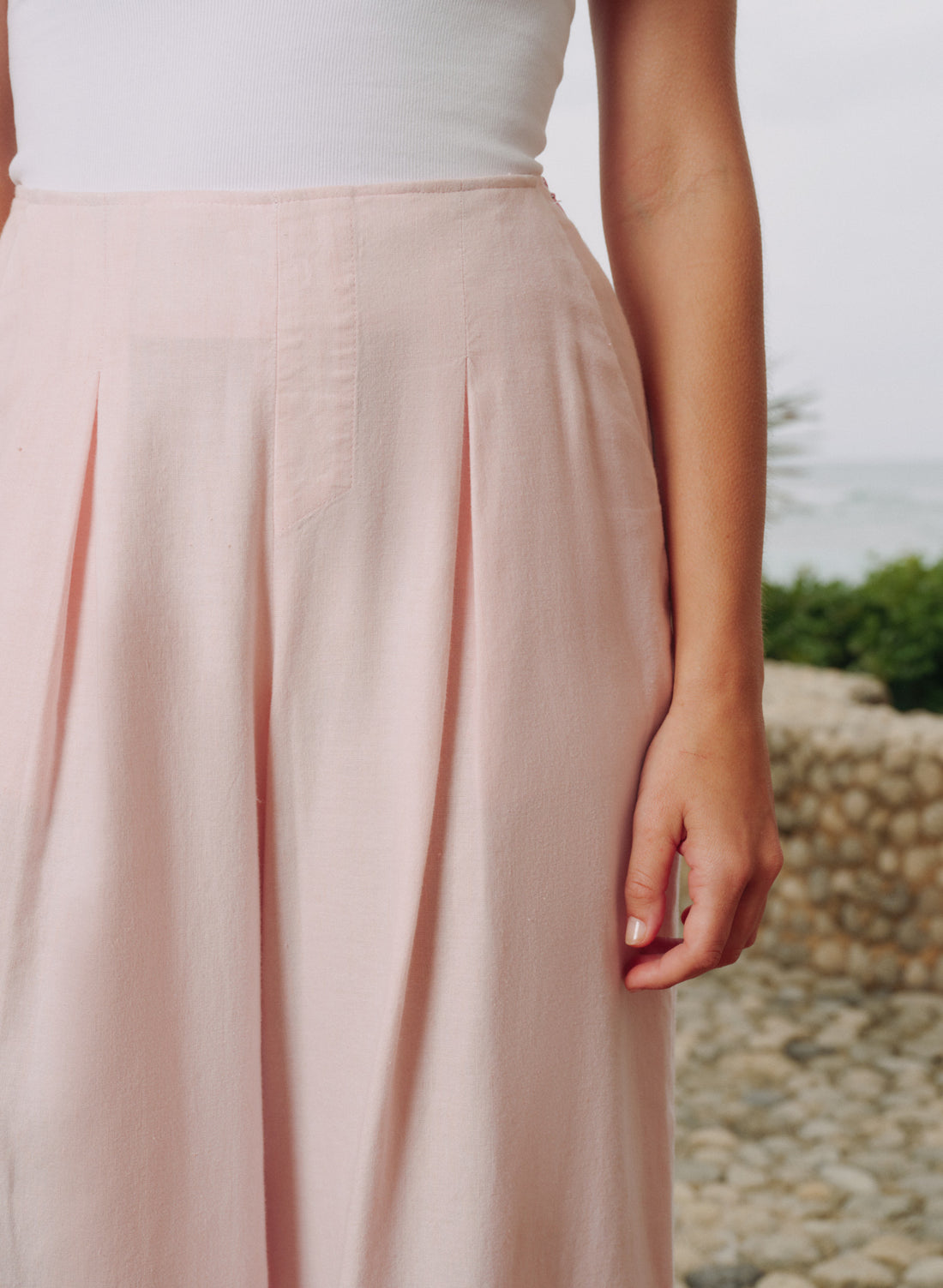 Pantalón Largo Lino Algodón Gomera